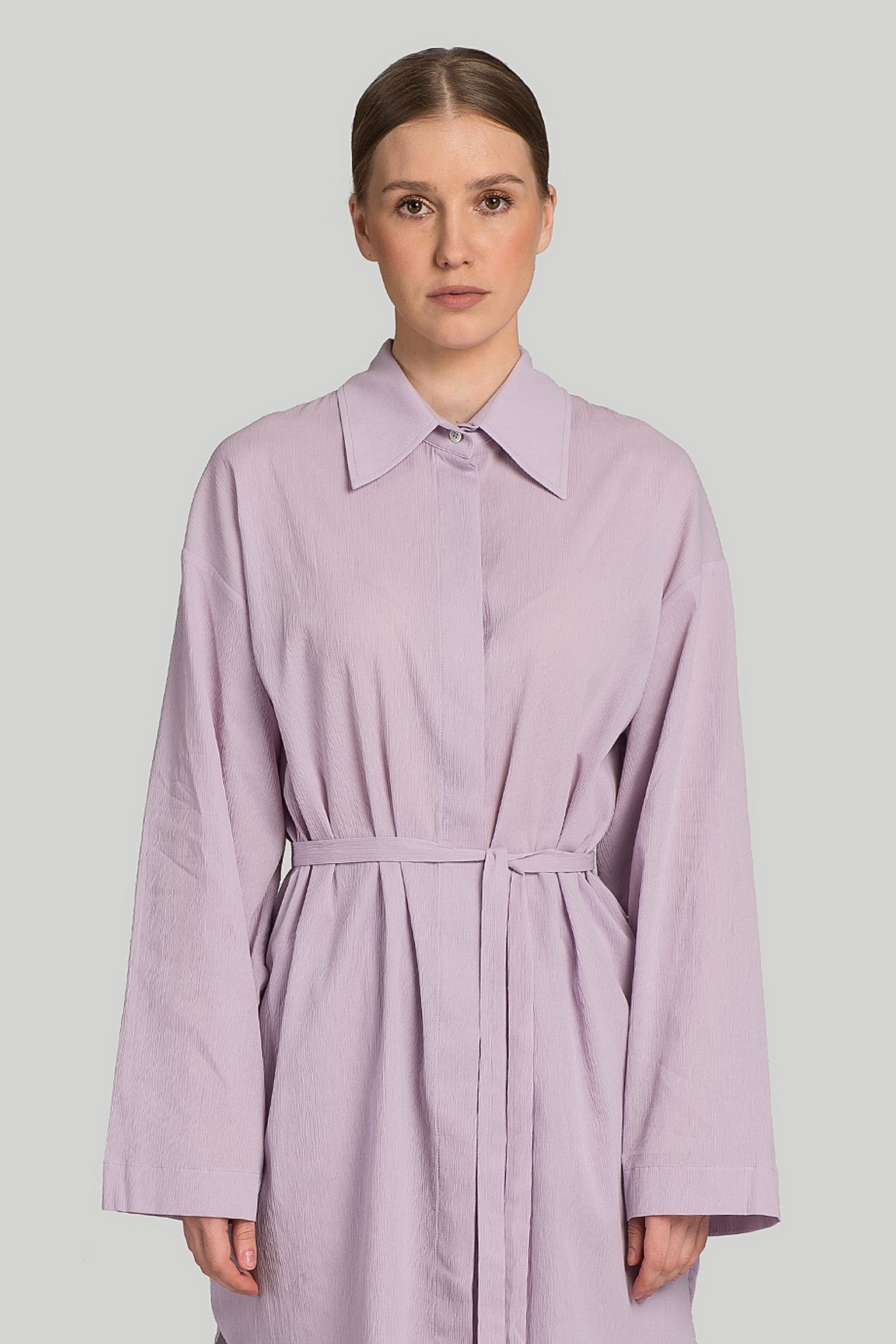 Блузка LE17SEPTEMBRE WRINKLE LONG STRING SHIRT с доставкой