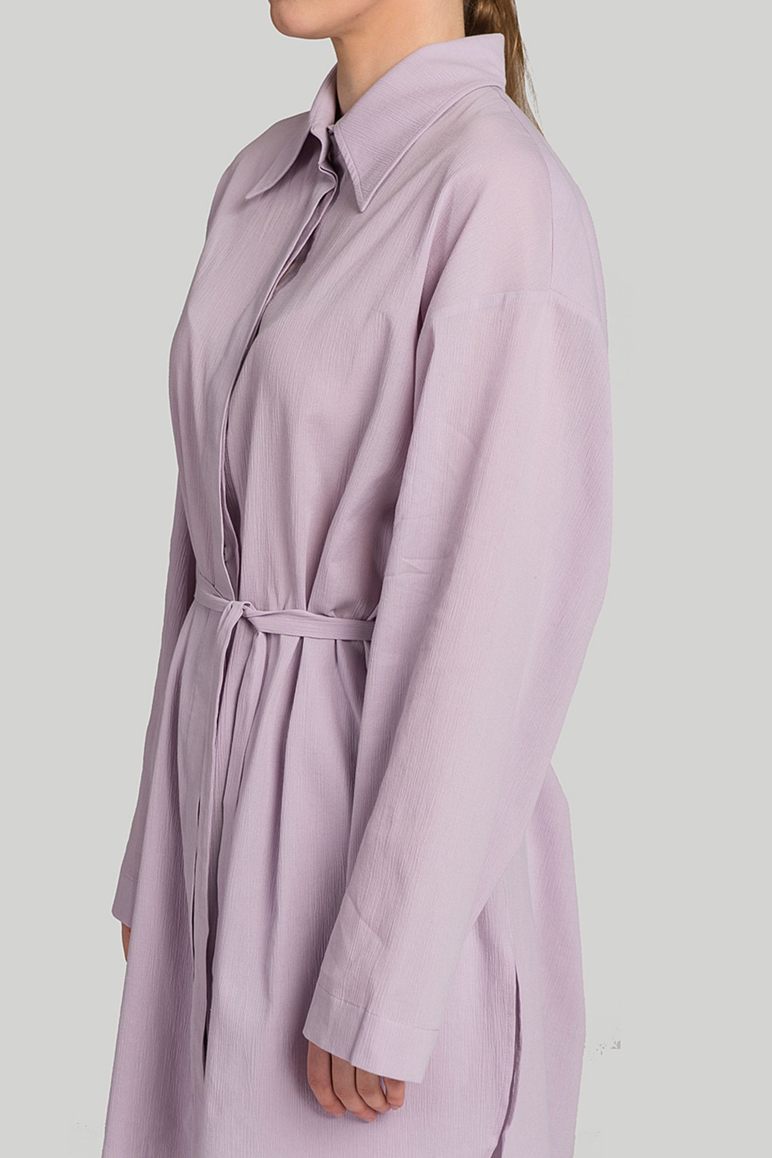 Стильные Блузка LE17SEPTEMBRE WRINKLE LONG STRING SHIRT