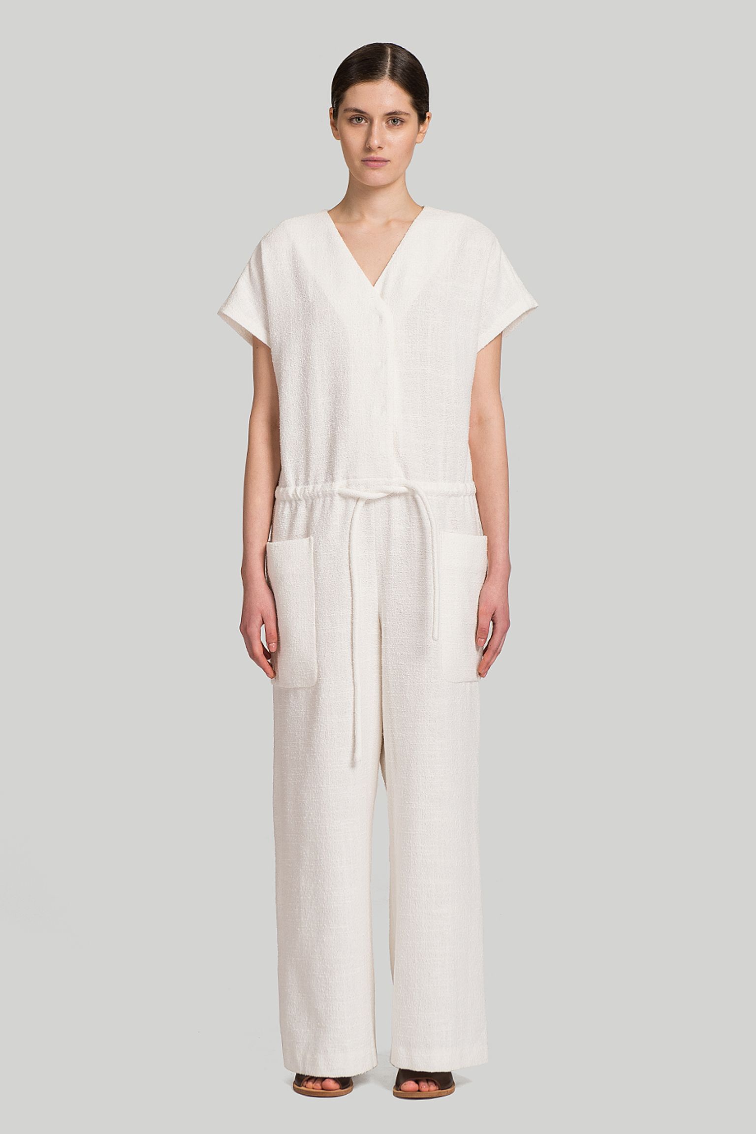 Комбінезон MISSING YOU ALREADY V-NECK WIDE JUMPSUIT купити