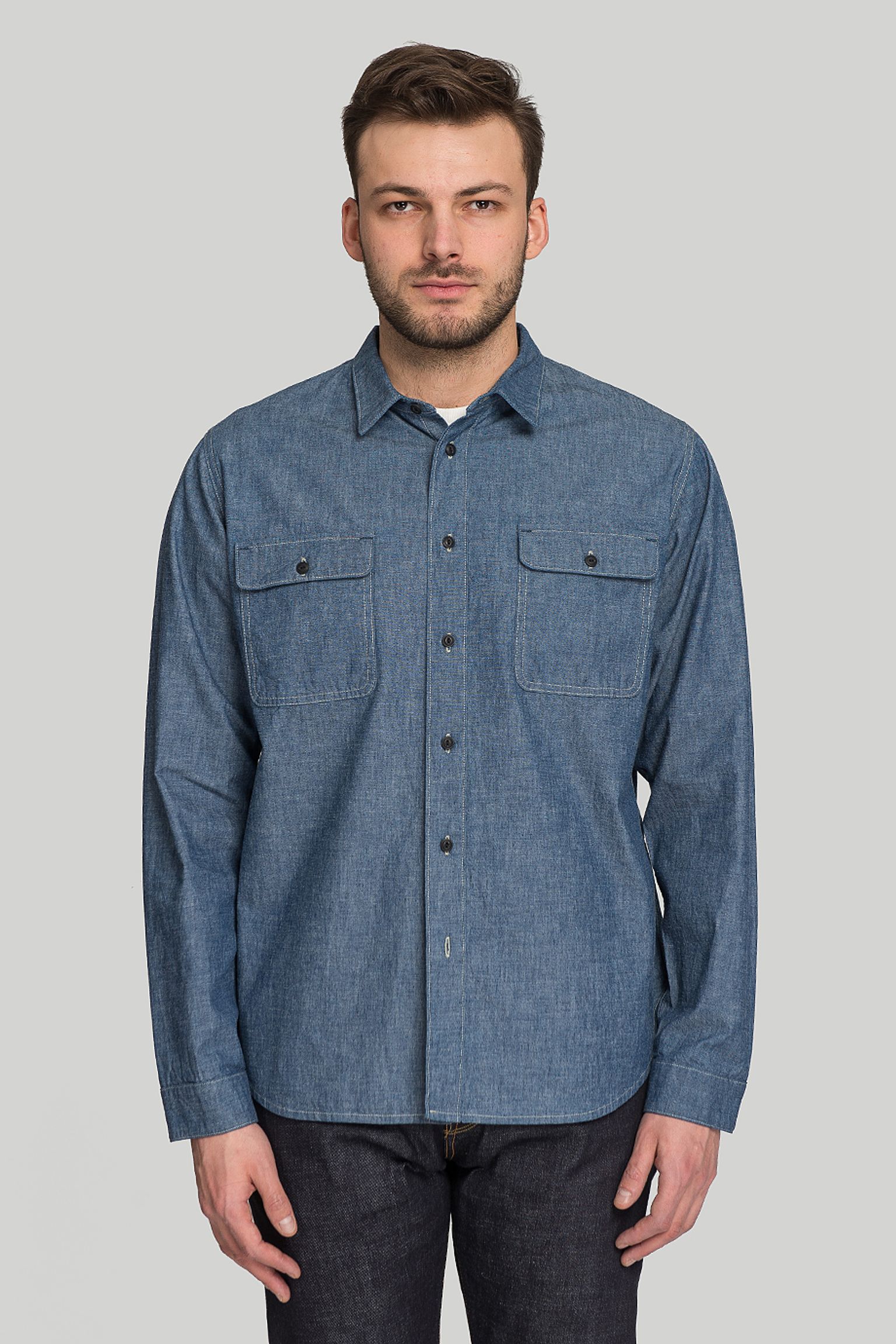 Рубашка Benzak 6 oz. selvedge chambray