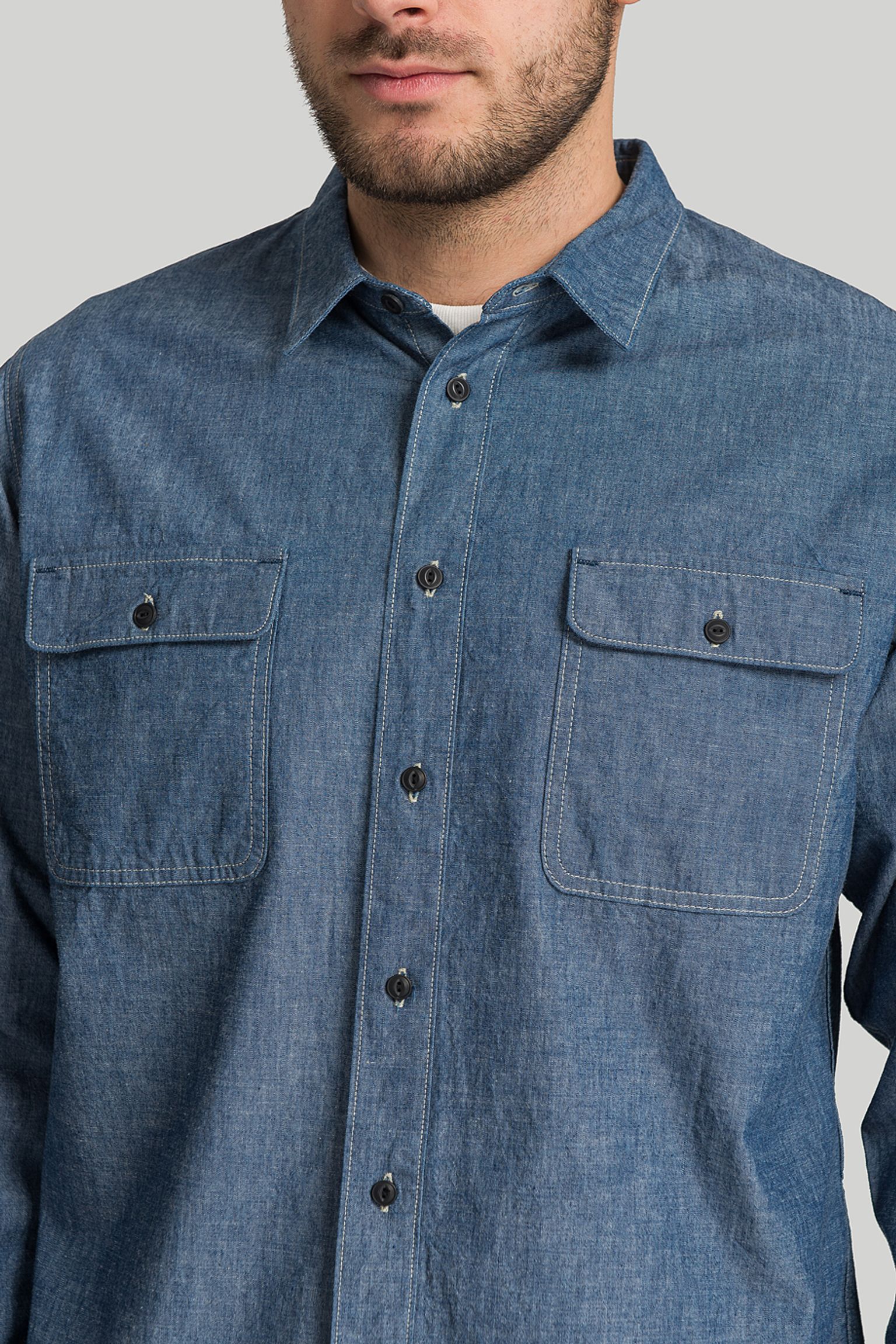 Широкий вибір Сорочка Benzak 6 oz. selvedge chambray