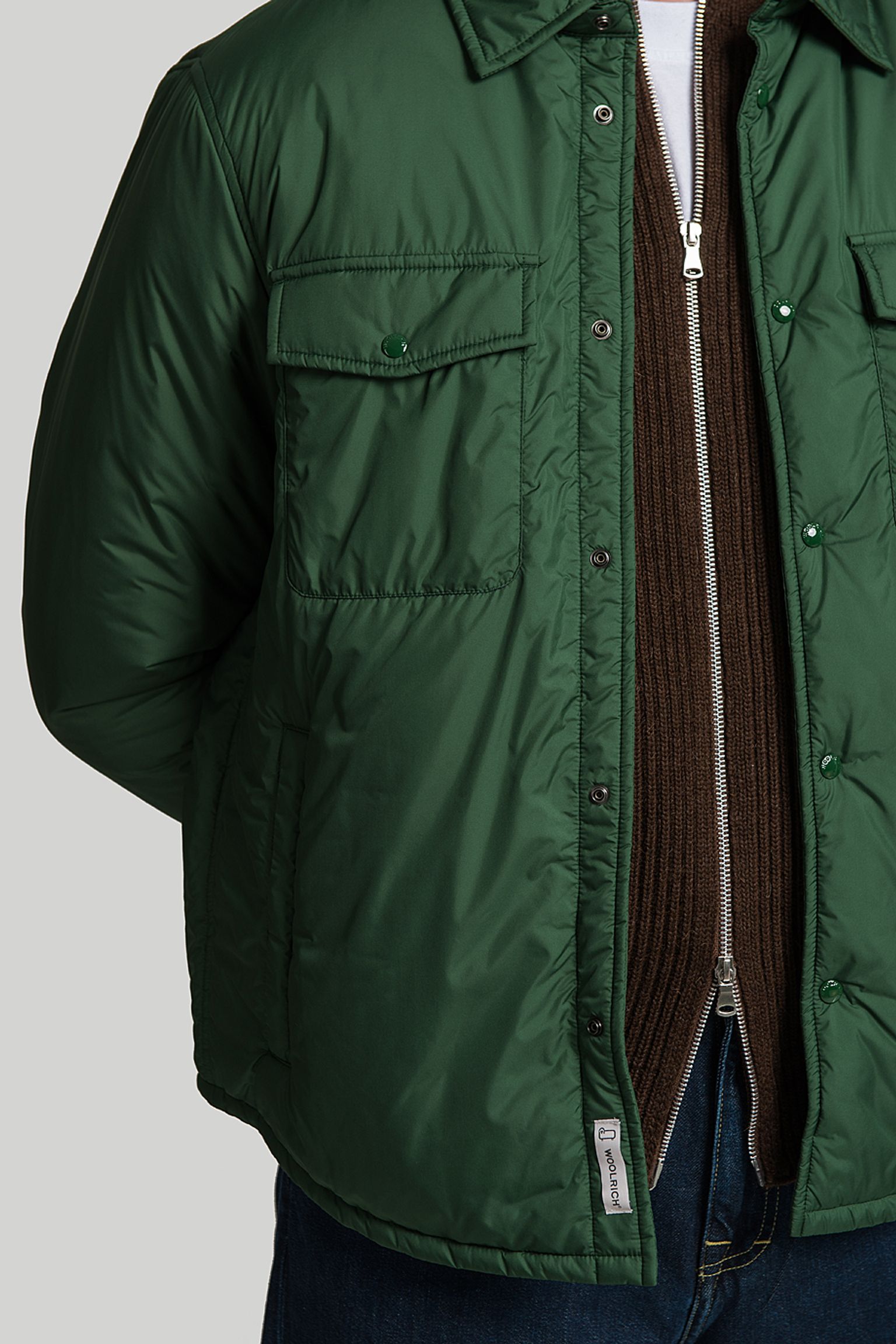 Стильні Овершот Woolrich ALASKAN MICROFIBER OVERSHIRT