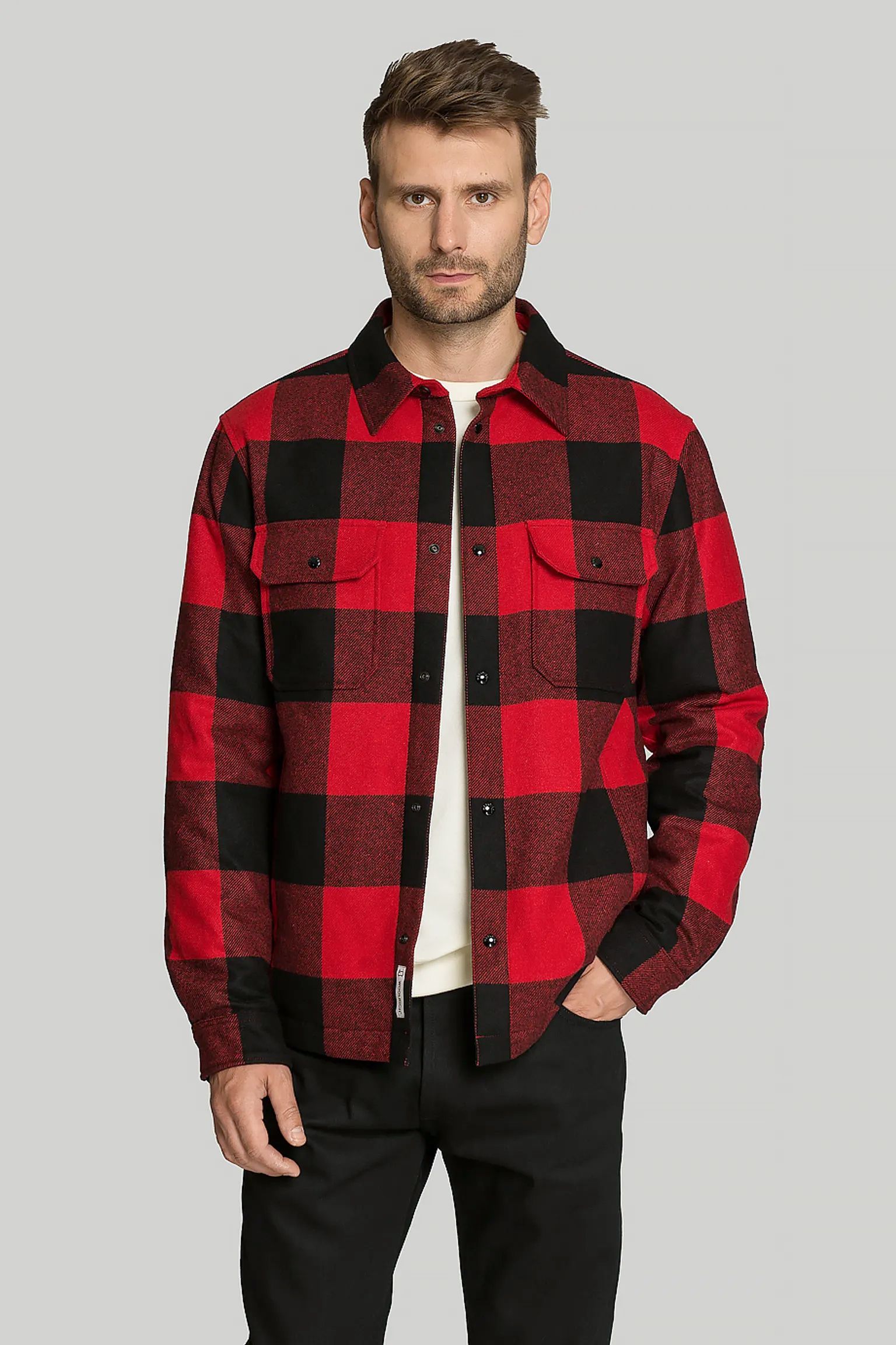 Овершот Woolrich ALASKAN MELTON OVERSHIRT купити в Україні