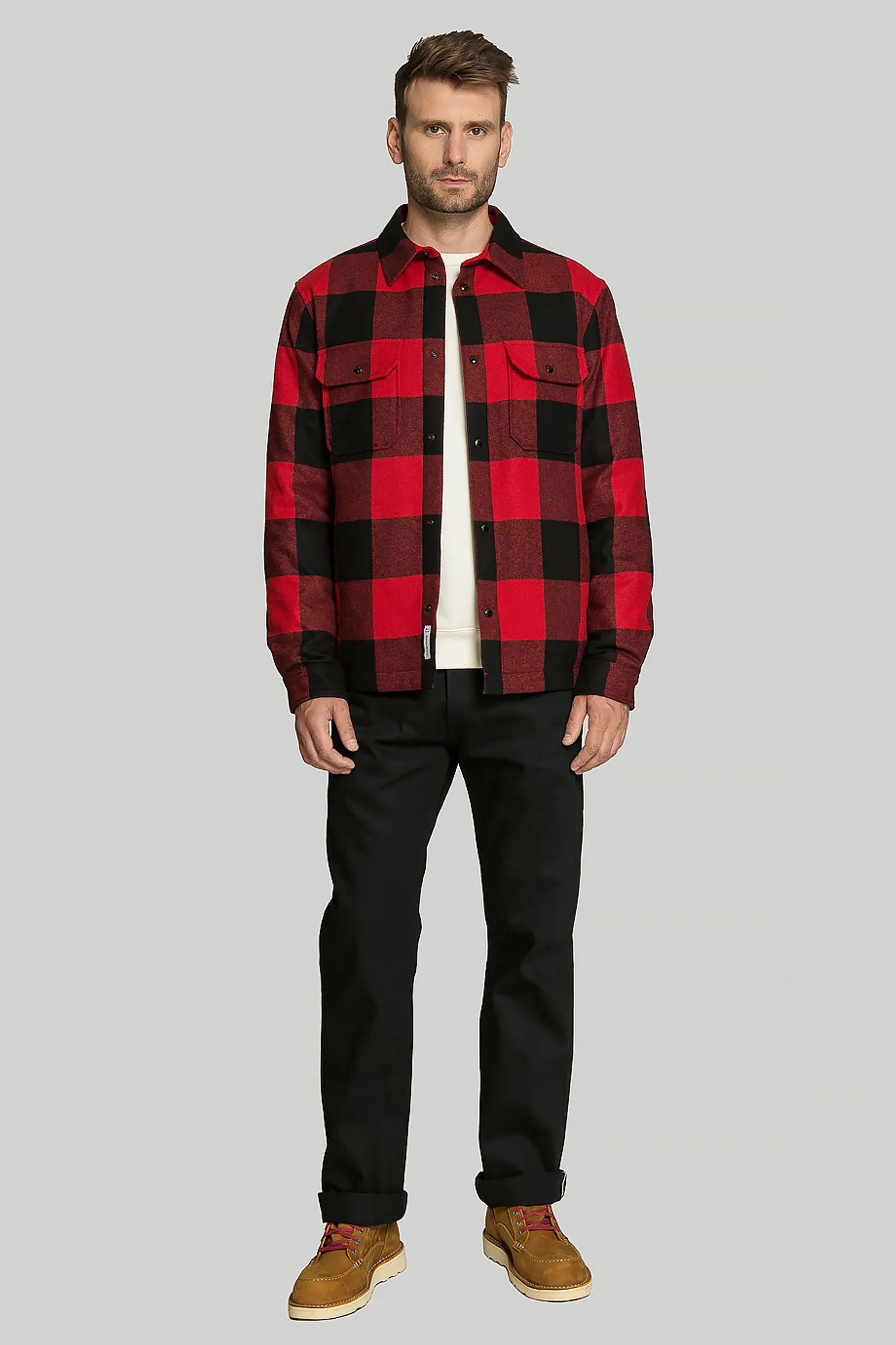 Овершот Woolrich ALASKAN MELTON OVERSHIRT з доставкою