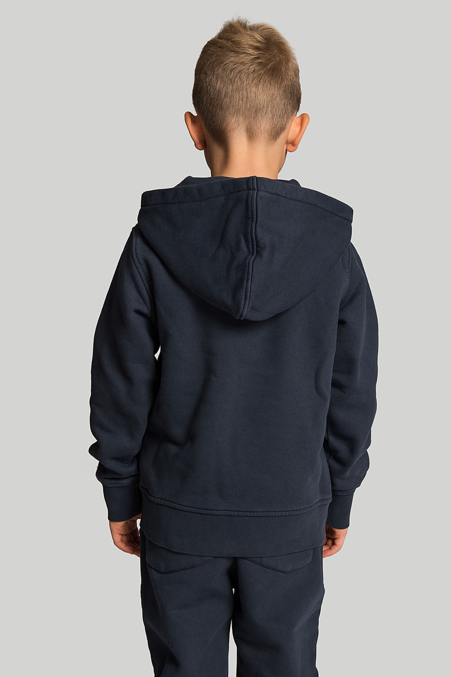 Спортивна кофта Woolrich KIDS LOGO FULL ZIP HOODIE