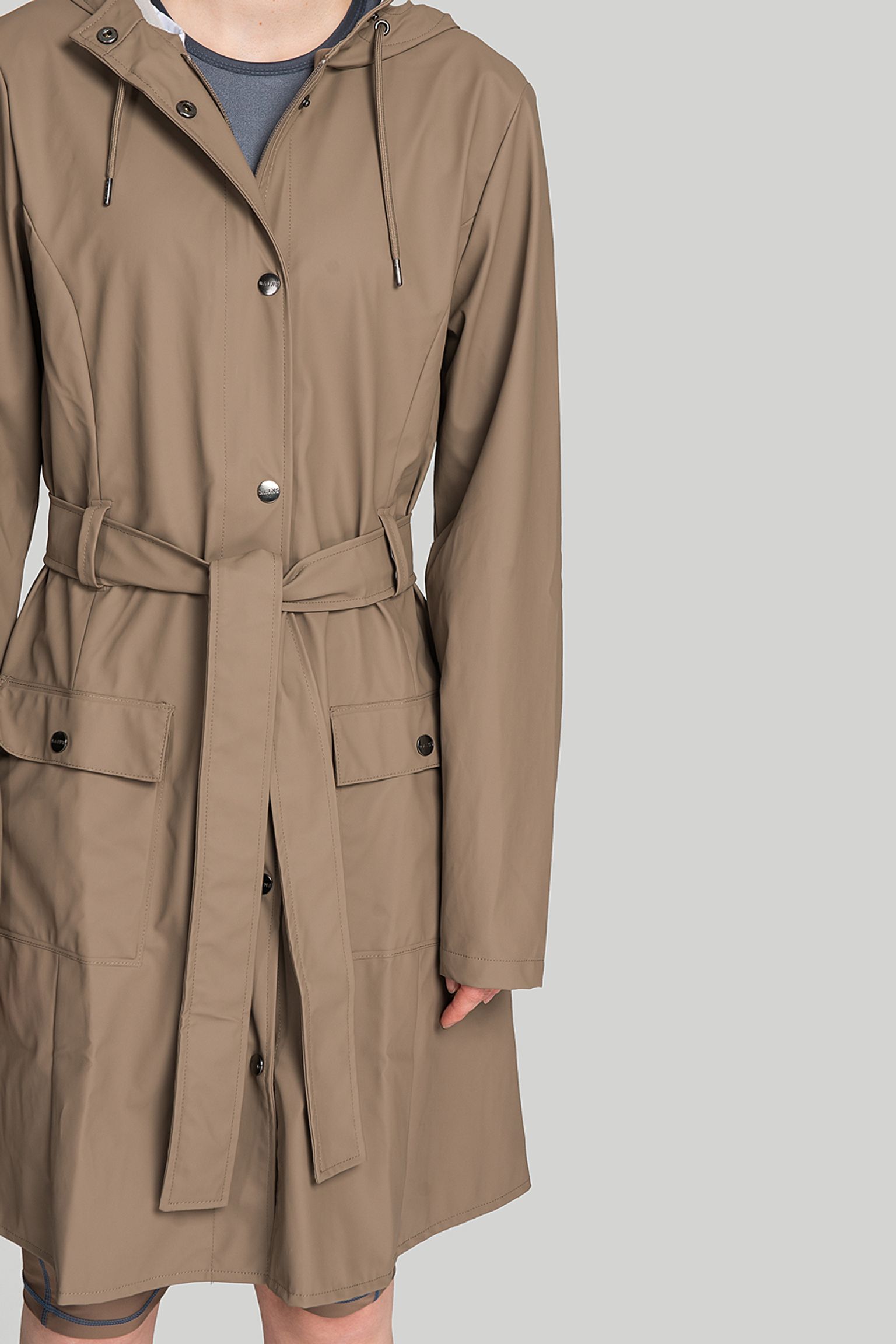 Широкий вибір Плащ   Curve Jacket Taupe