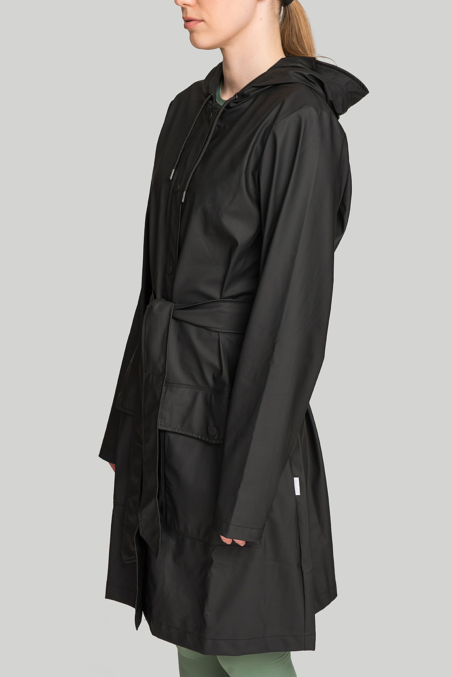Плащ    Belt Jacket Black с доставкой