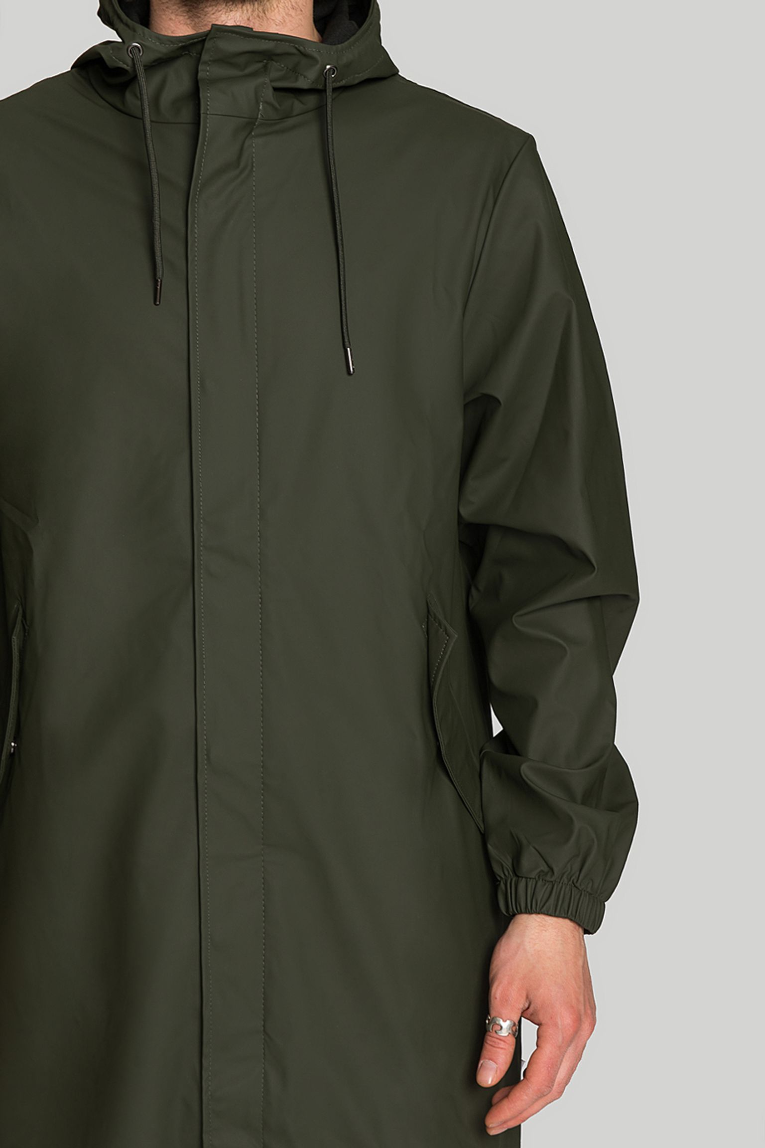 Плащ Rains Fishtail Parka Green