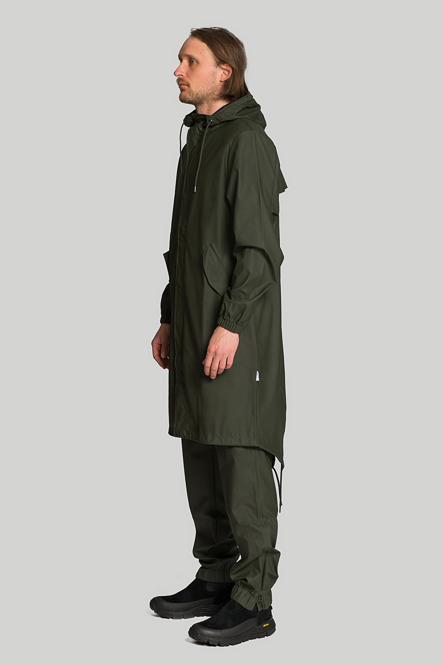 Плащ Rains Fishtail Parka Green