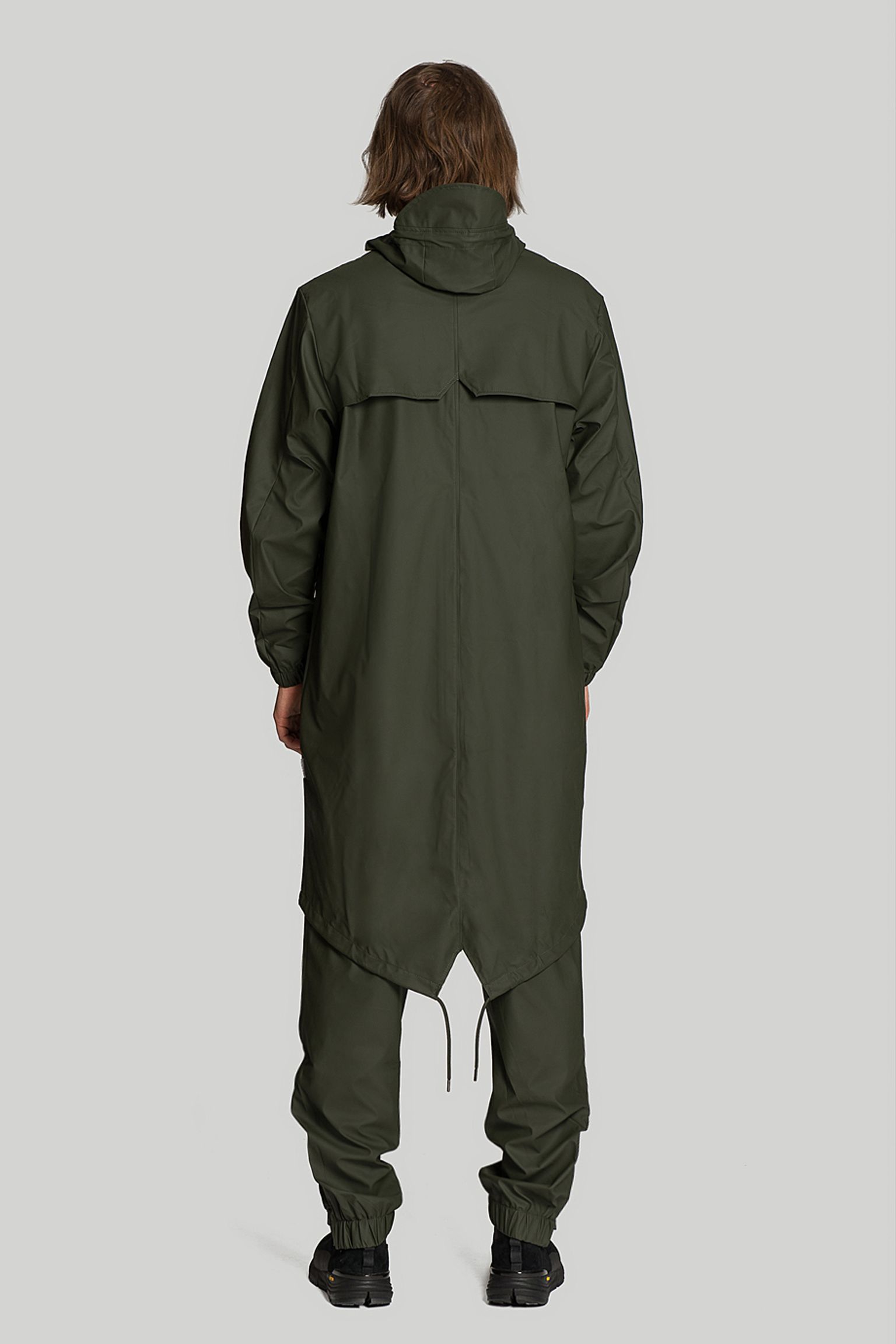 Плащ Rains Fishtail Parka Green