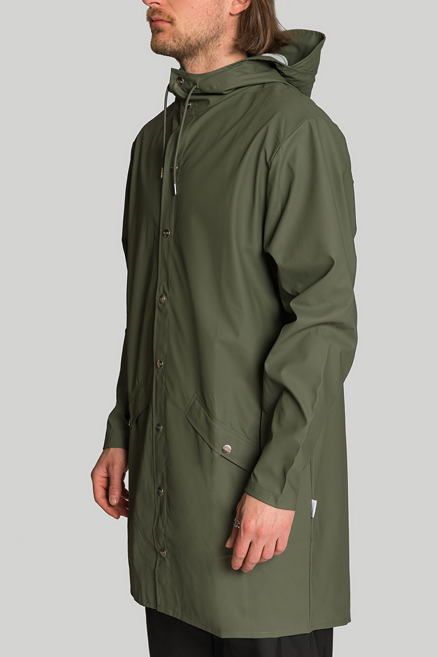 Плащ Rains Long Jacket Olive