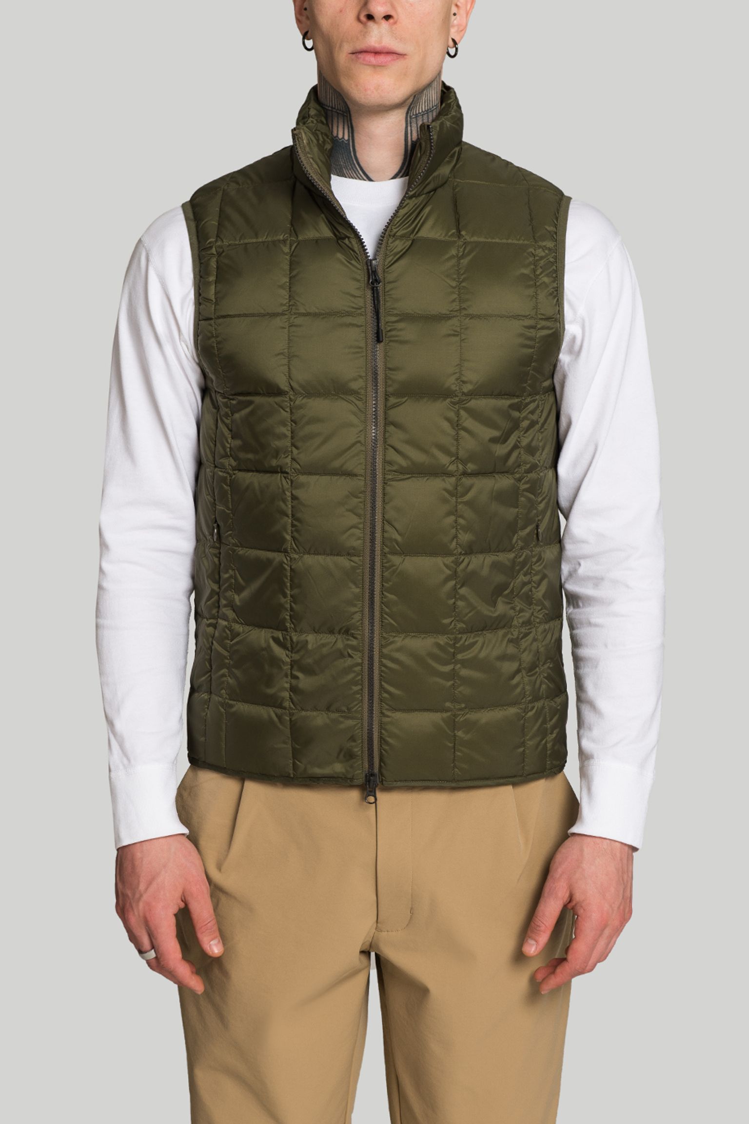 Жилет пуховый HI NECK W-ZIP DOWN VEST