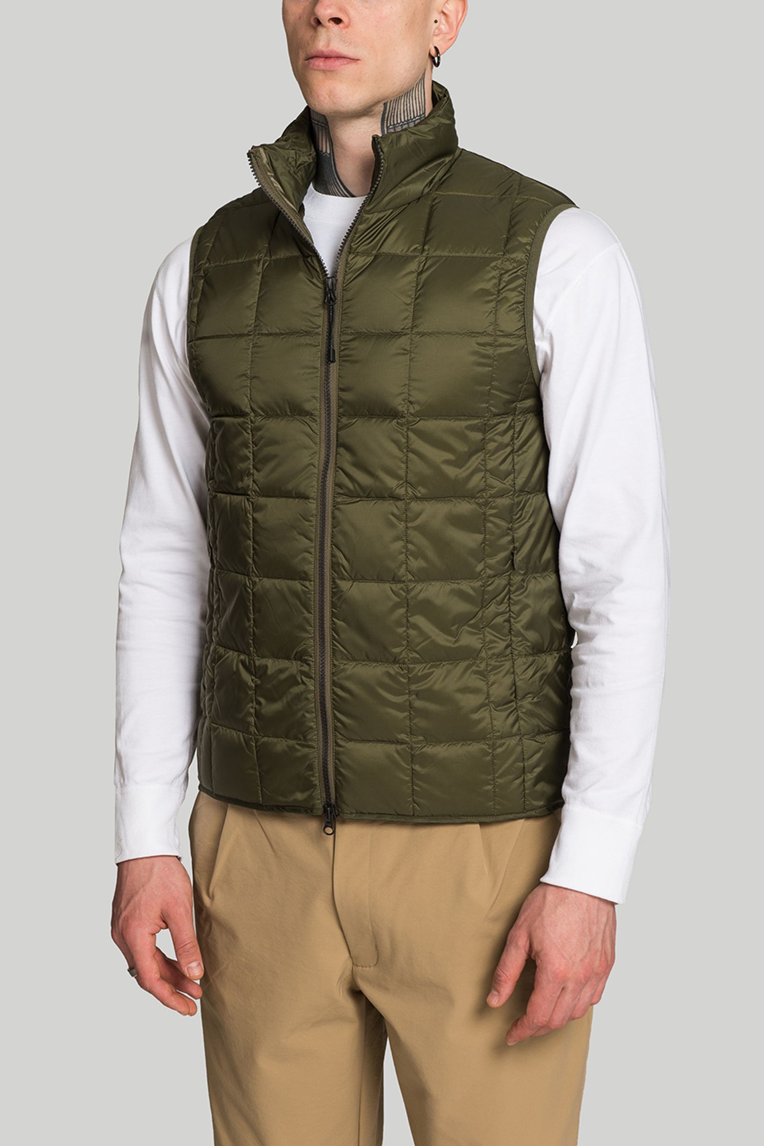 Жилет пуховый HI NECK W-ZIP DOWN VEST