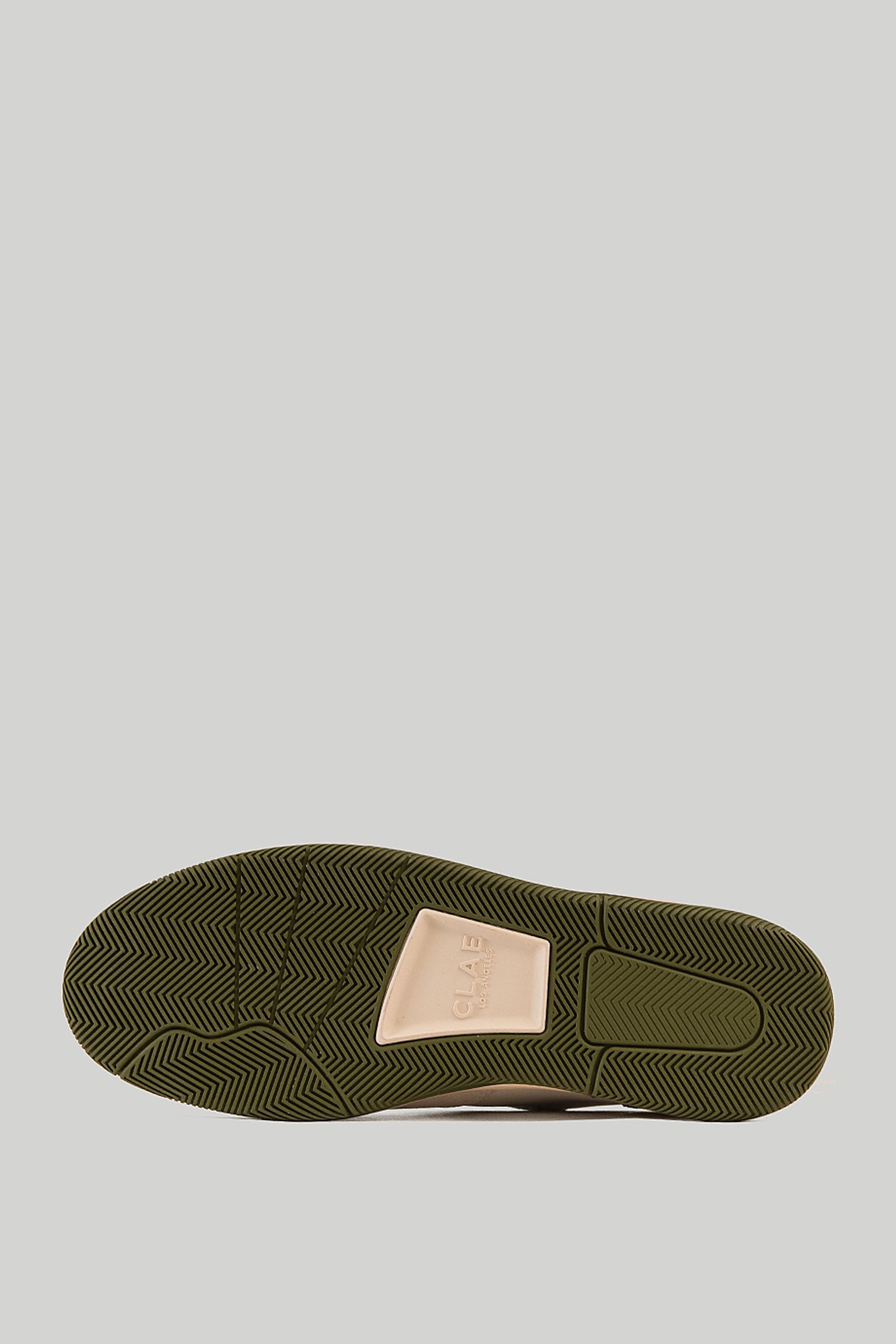 Кеды MALONE WHITE LEATHER OLIVE