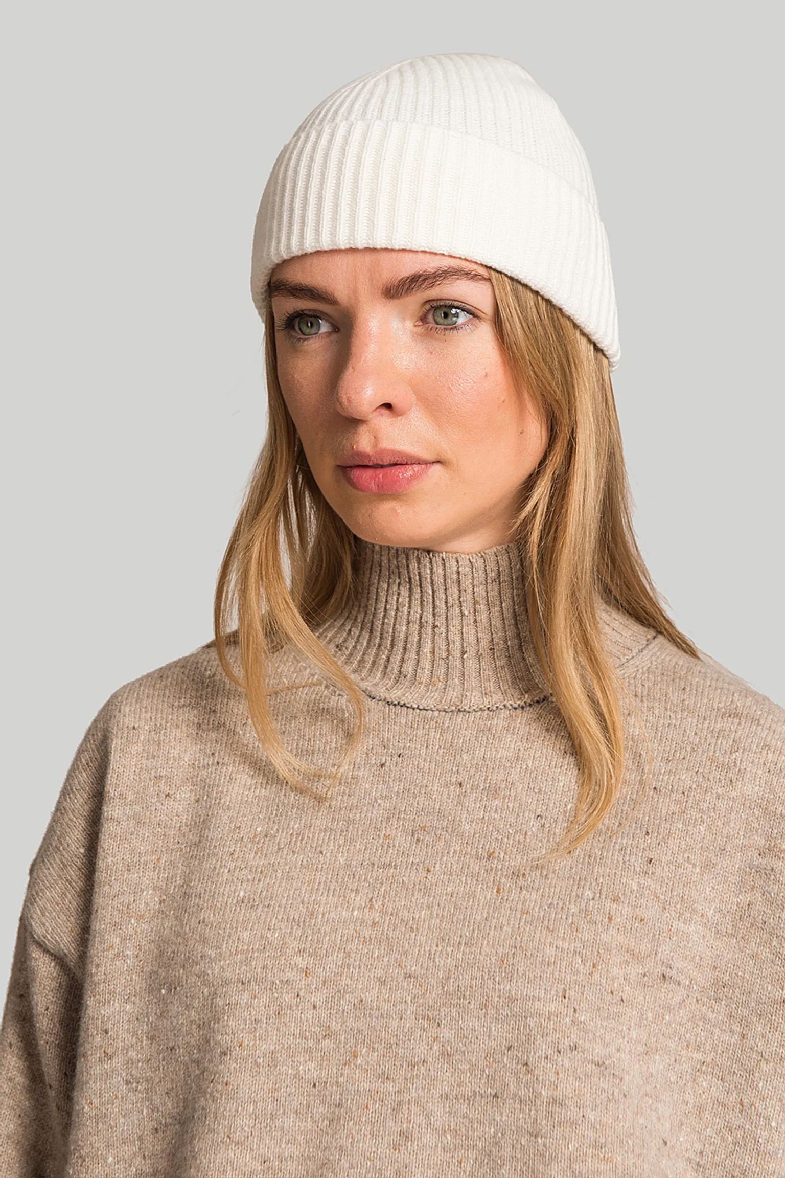 Шапка   CASHMERE RIBBED HAT купить в Украине