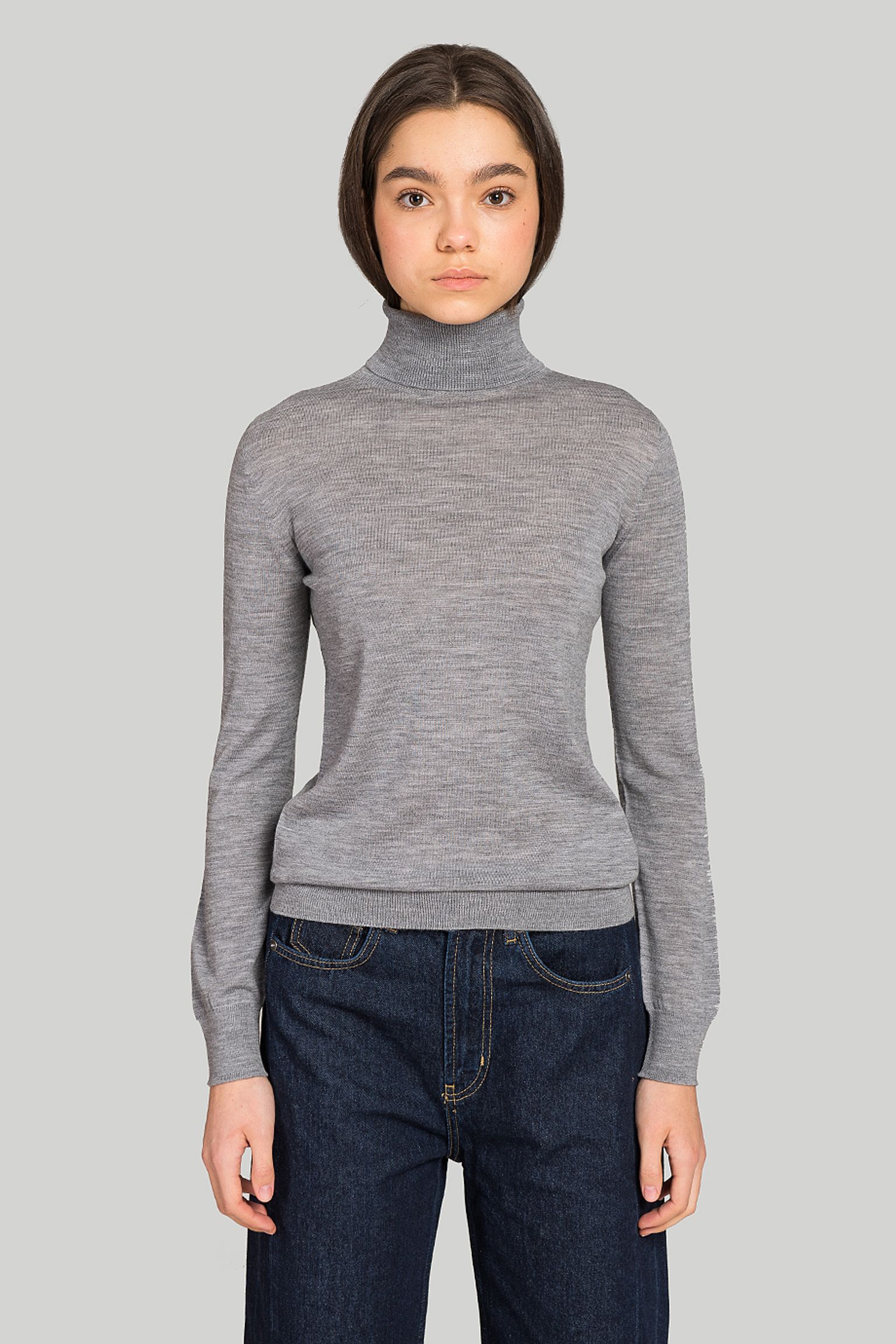 Гольф Johnstons of Elgin SUPERFINE MERINO ROLL NECK SWEATER