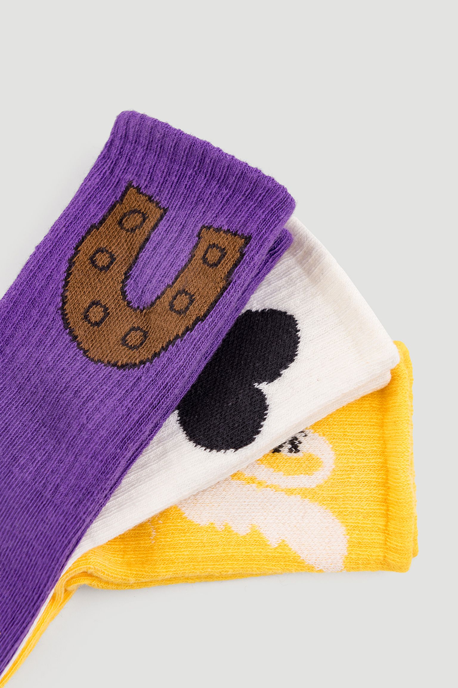 Шкарпетки MINI RODINI KIDS Horseshoe 3-pack socks