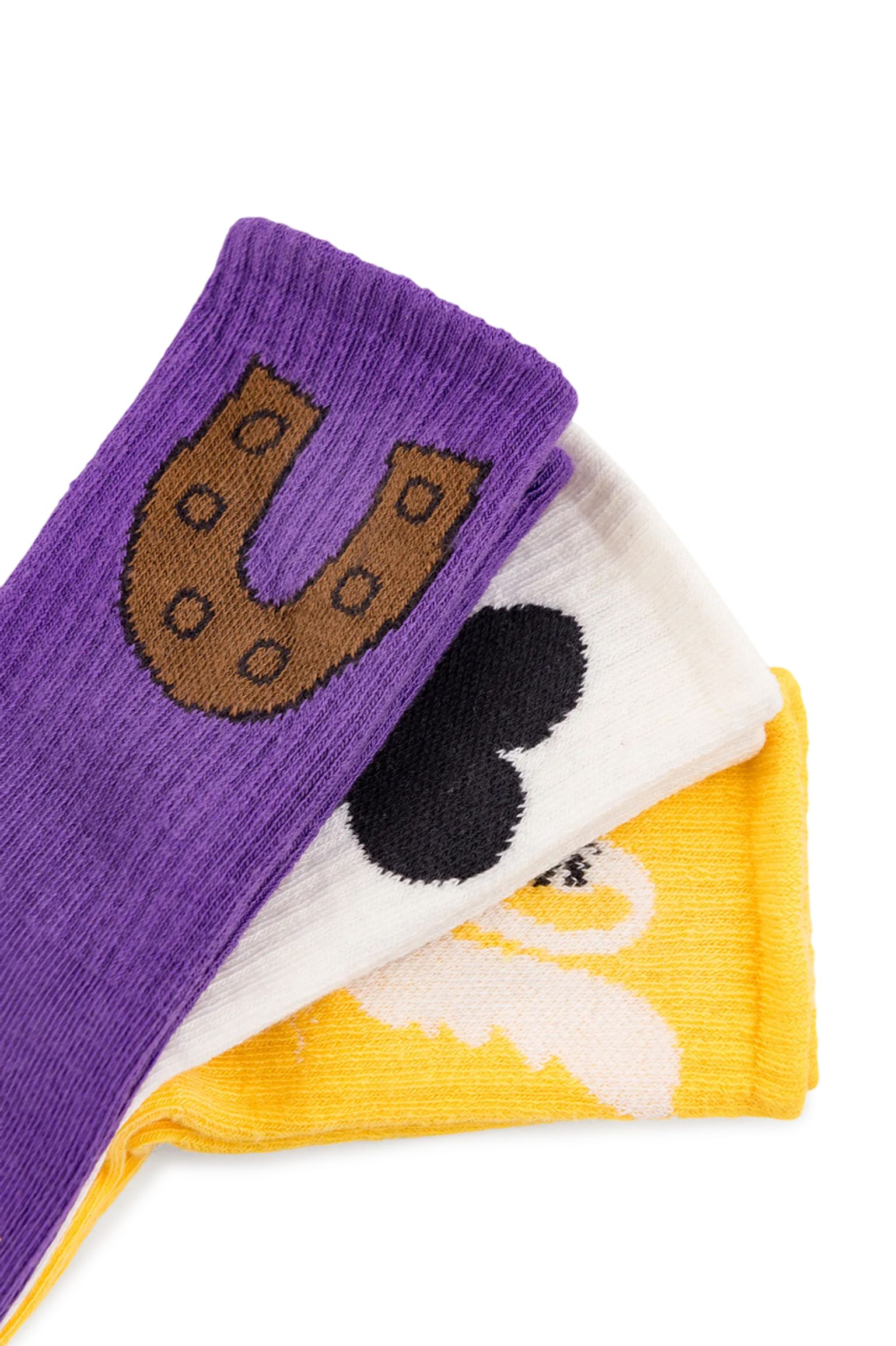 Носки MINI RODINI KIDS Horseshoe 3-pack socks купить в Украине