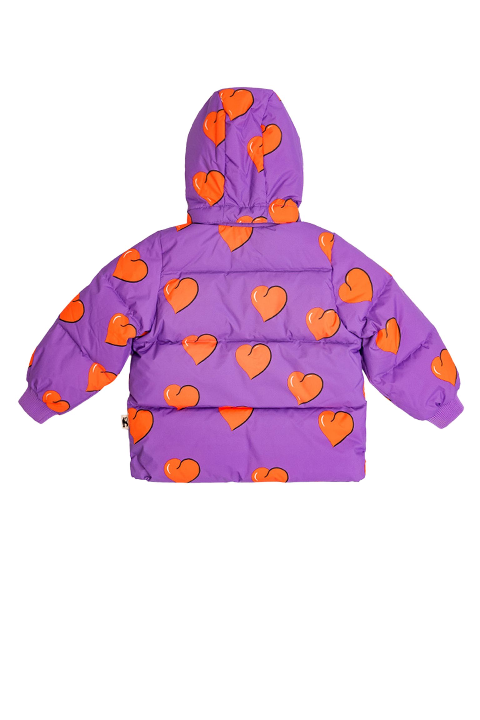 Пуховик MINI RODINI KIDS Hearts puffer jacket