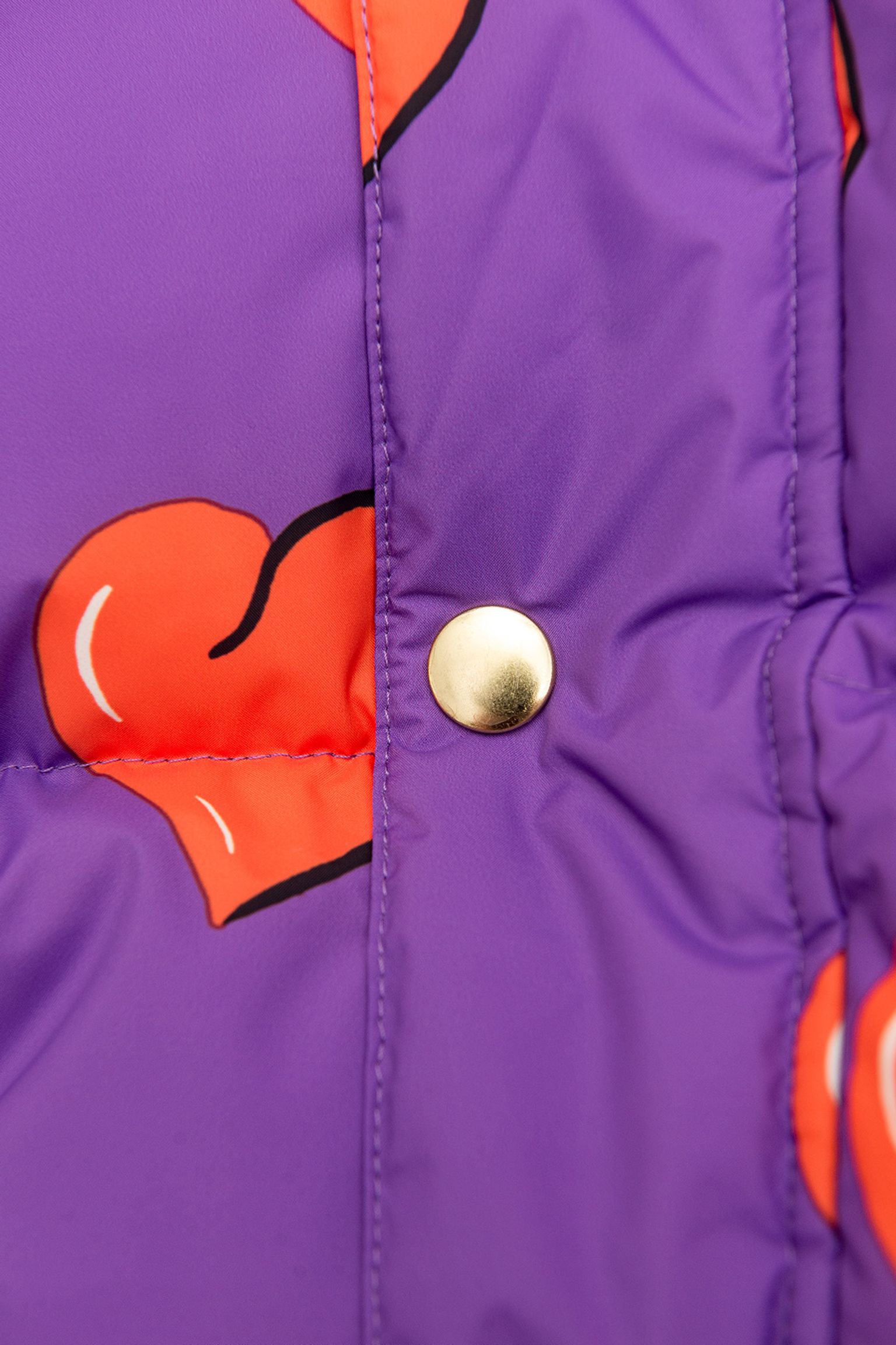 Стильные Пуховик MINI RODINI KIDS Hearts puffer jacket