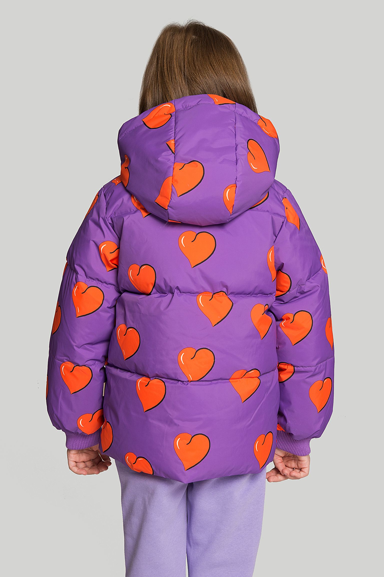 Пуховик   Hearts puffer jacket