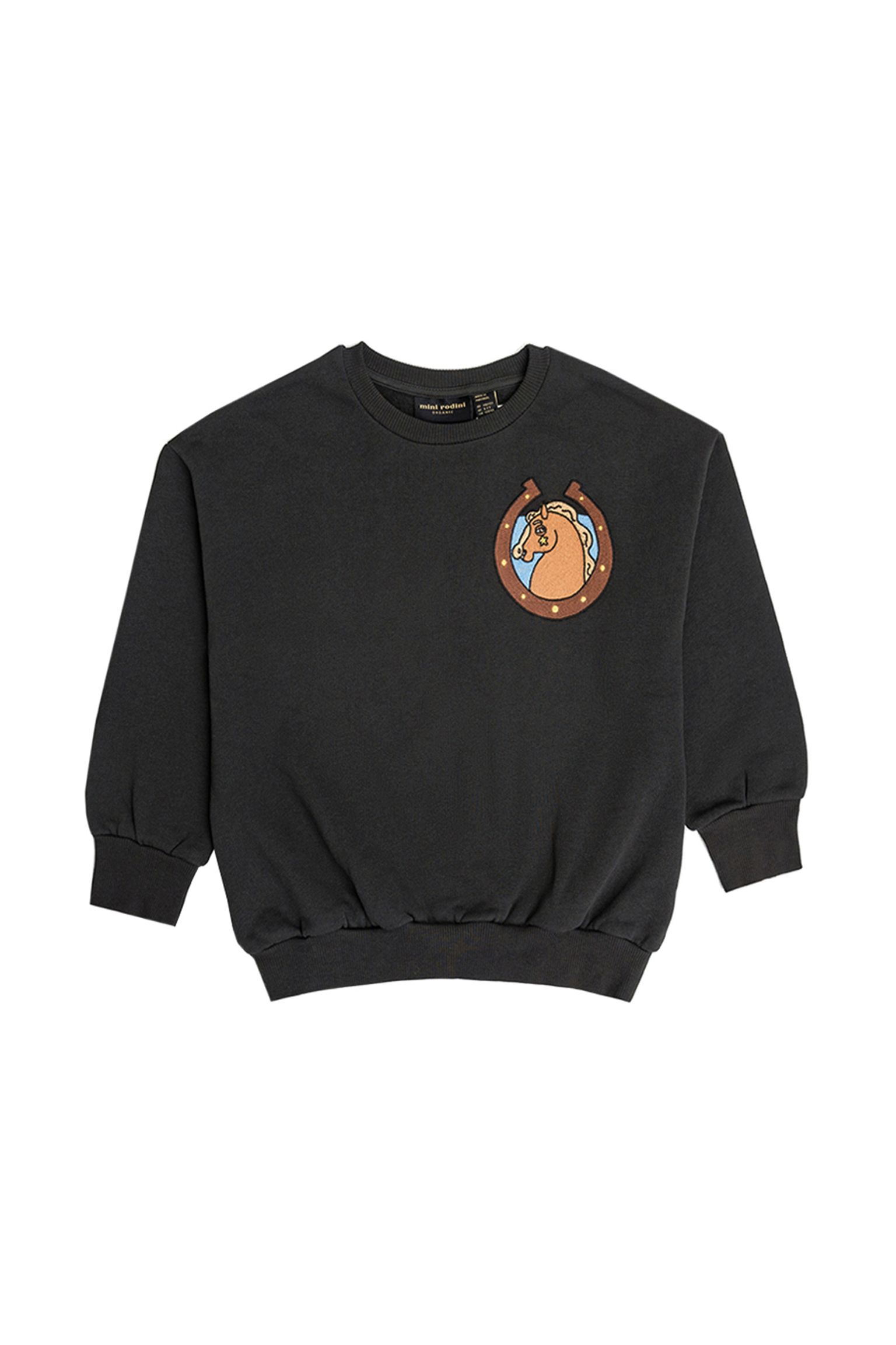 Свитшот MINI RODINI KIDS Horses emb sweatshirt купить