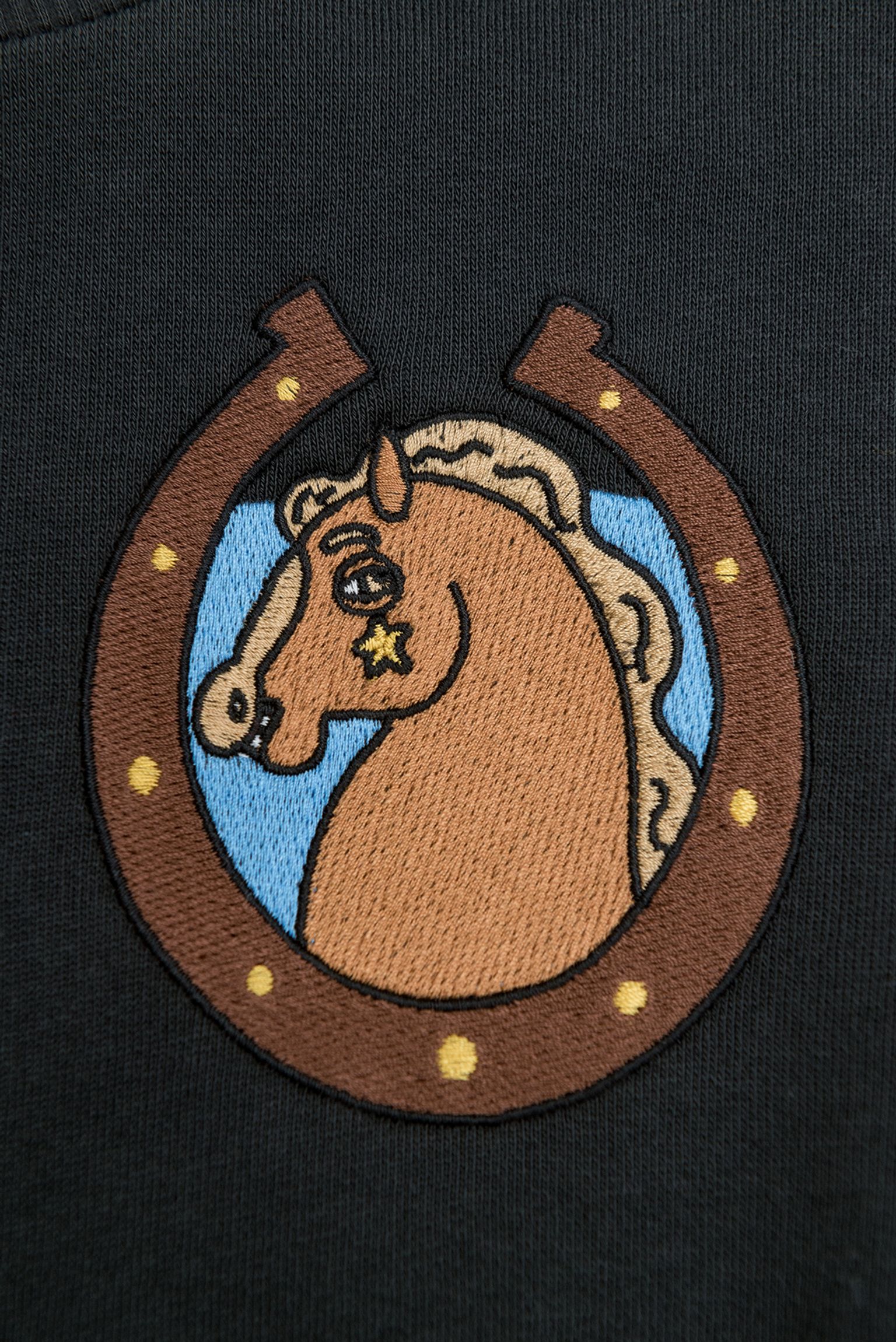 Стильные Свитшот MINI RODINI KIDS Horses emb sweatshirt