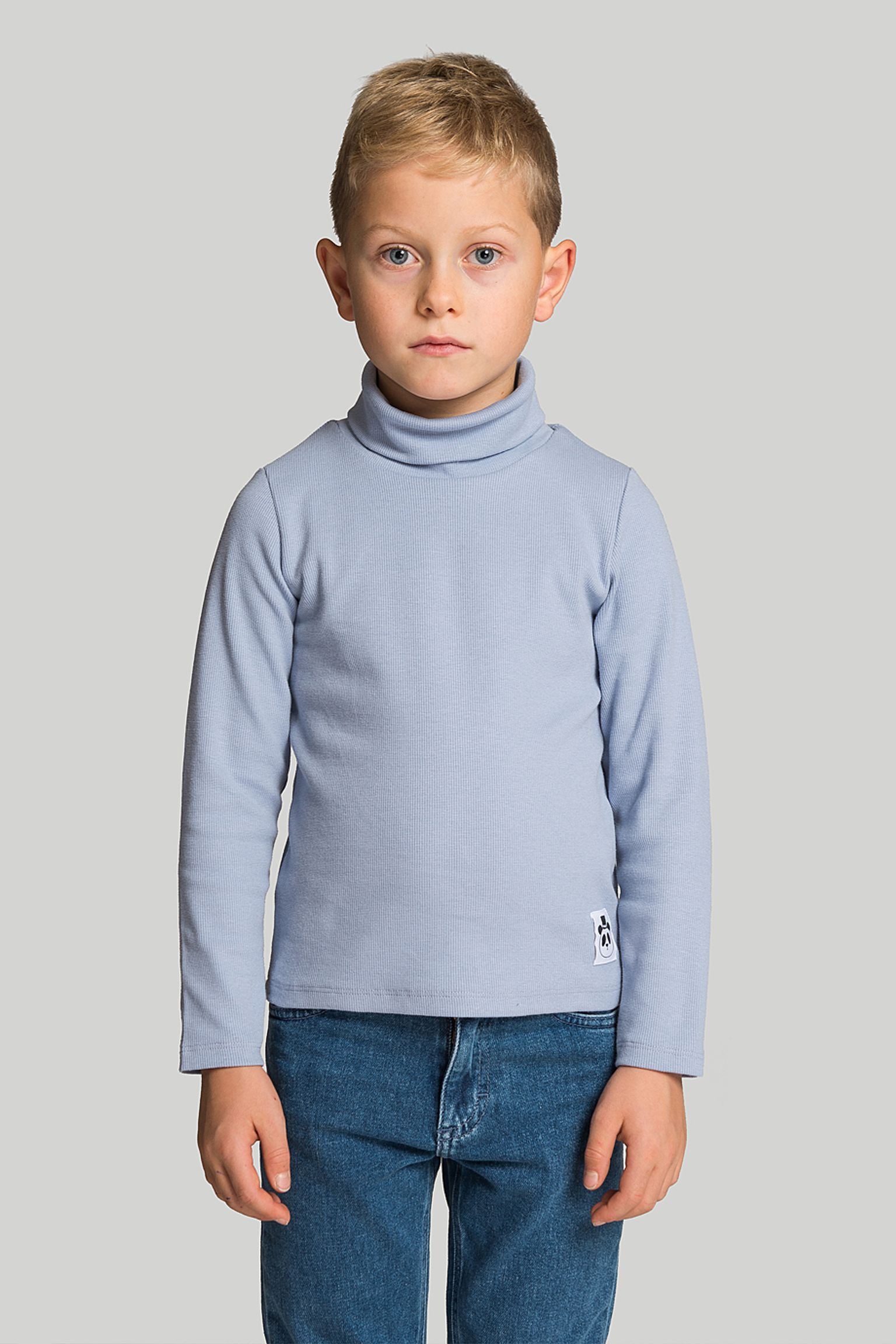 Гольф   Solid rib turtleneck ls tee