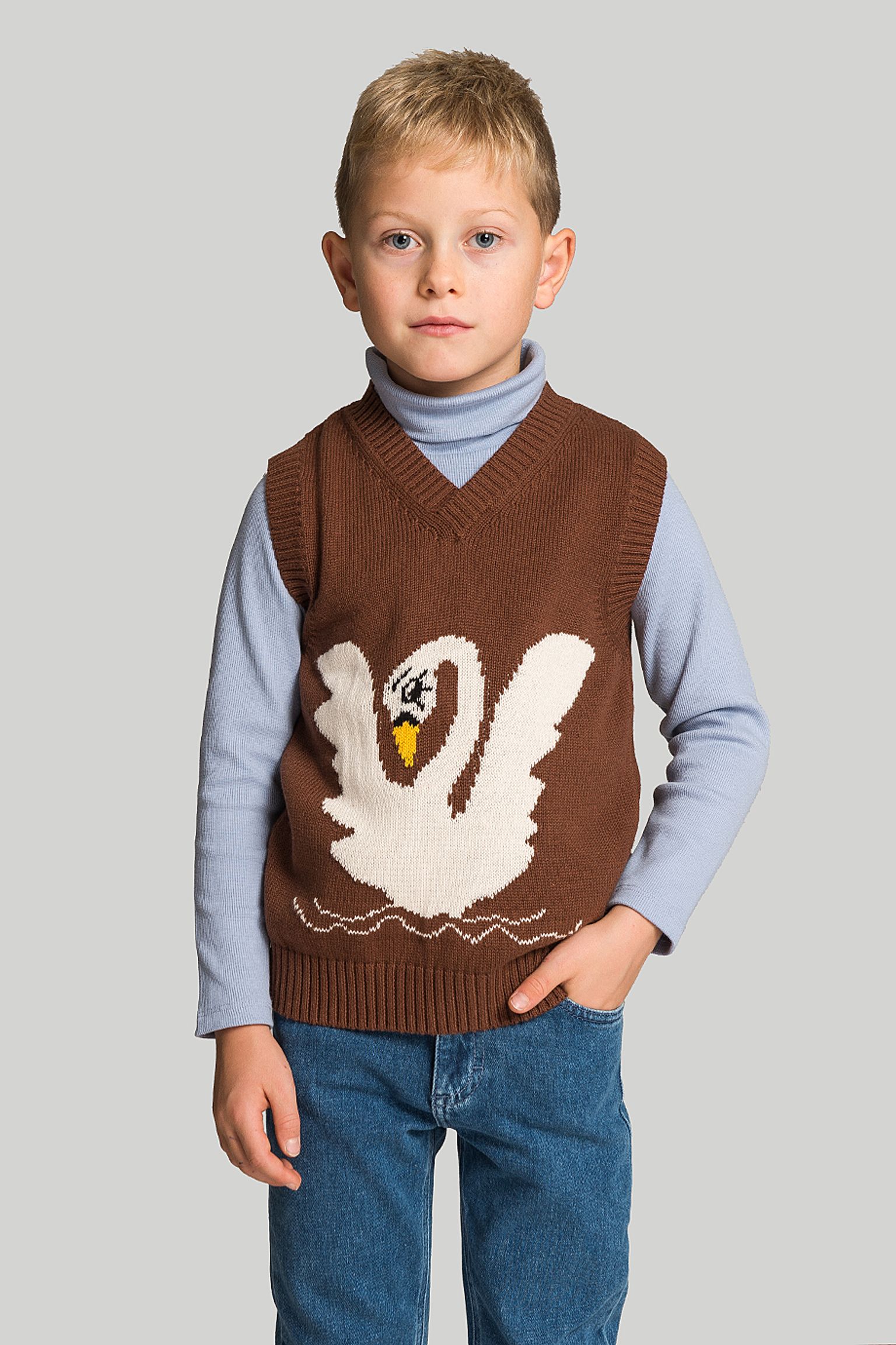 Жилет MINI RODINI KIDS Swan slipover