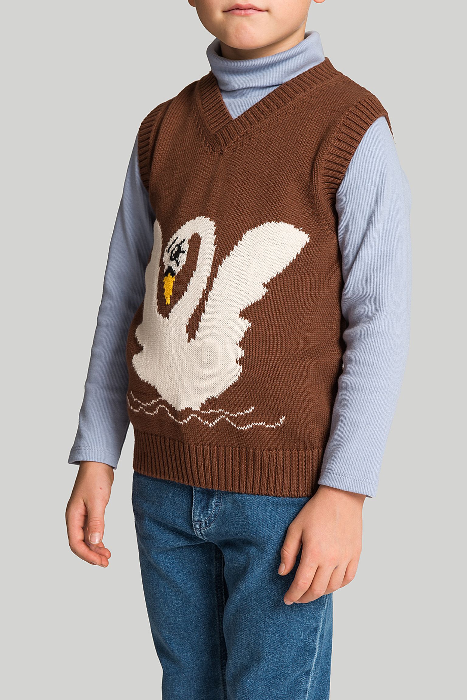 Стильні Жилет MINI RODINI KIDS Swan slipover
