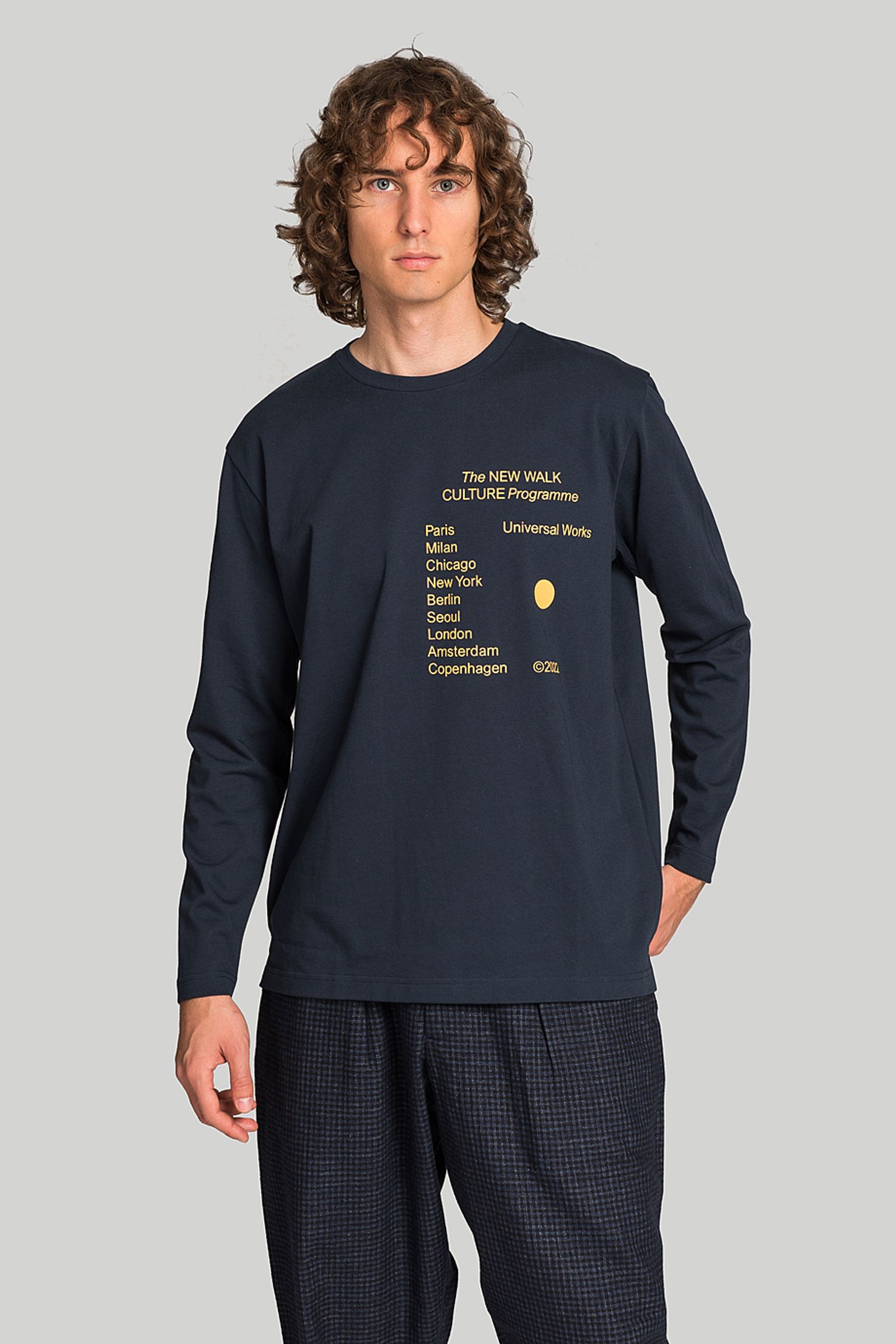 Лонгслів Universal Works LONG SLEEVE TEE