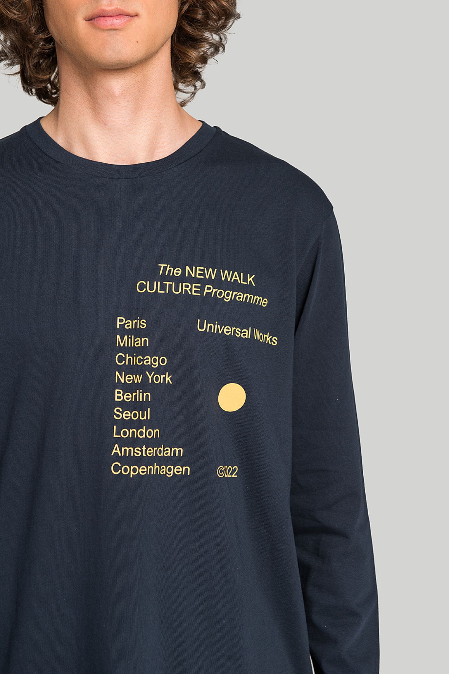 Стильные Лонгслив Universal Works LONG SLEEVE TEE