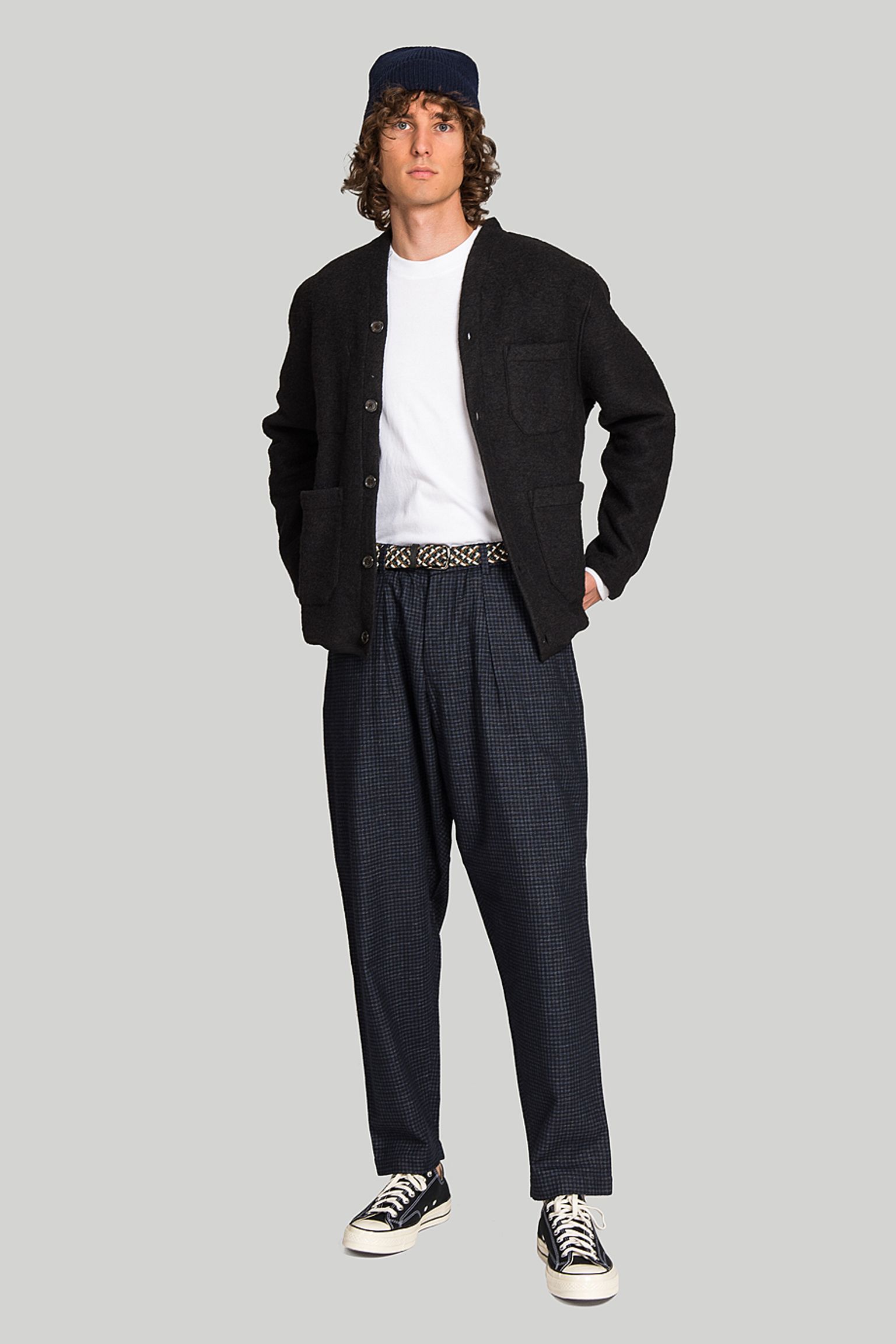 Брюки Universal Works PLEATED TRACK PANT