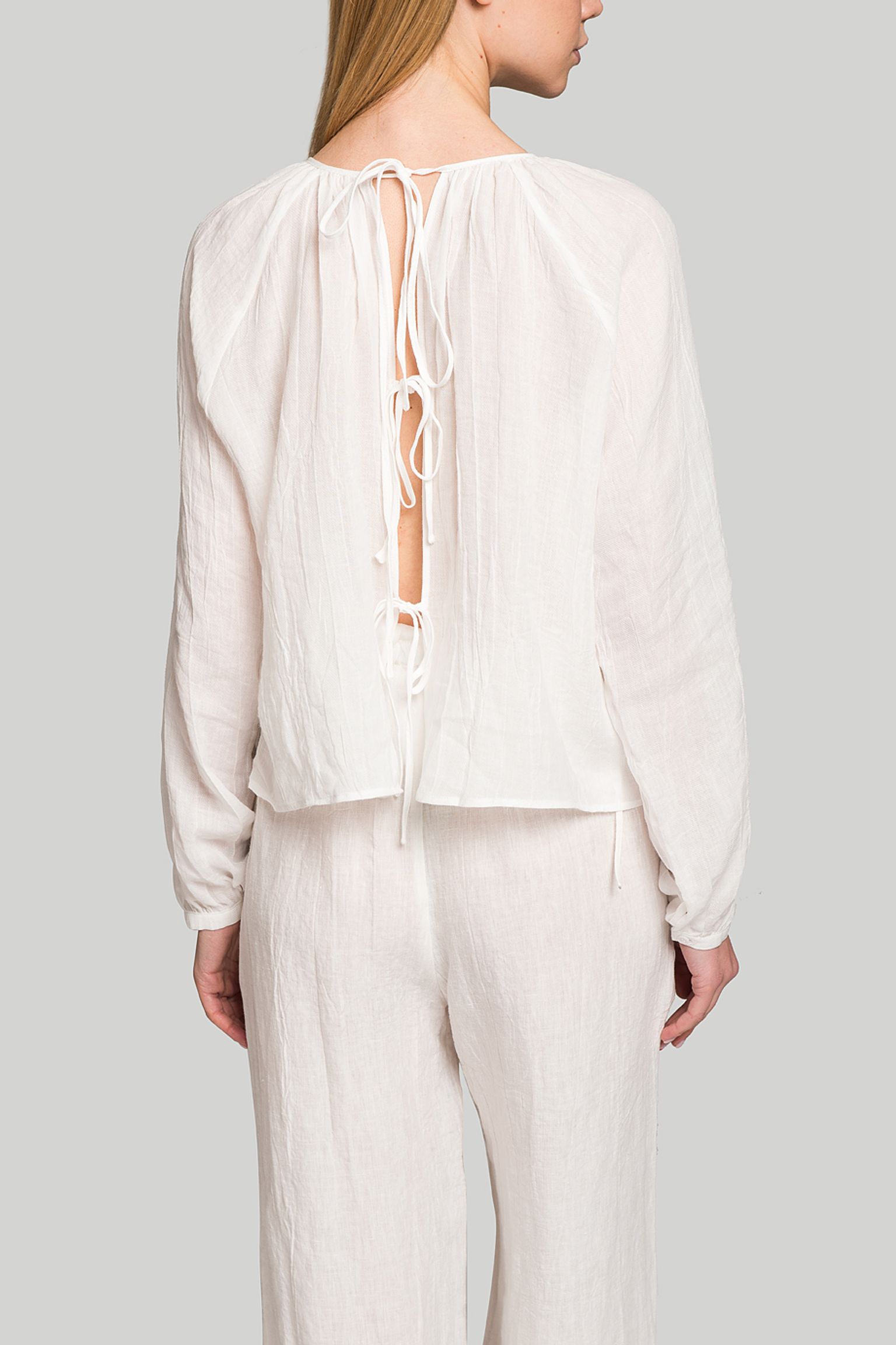 Блуза MISSING YOU ALREADY REVERSIBLE WRINKLE LINEN BLOUSE