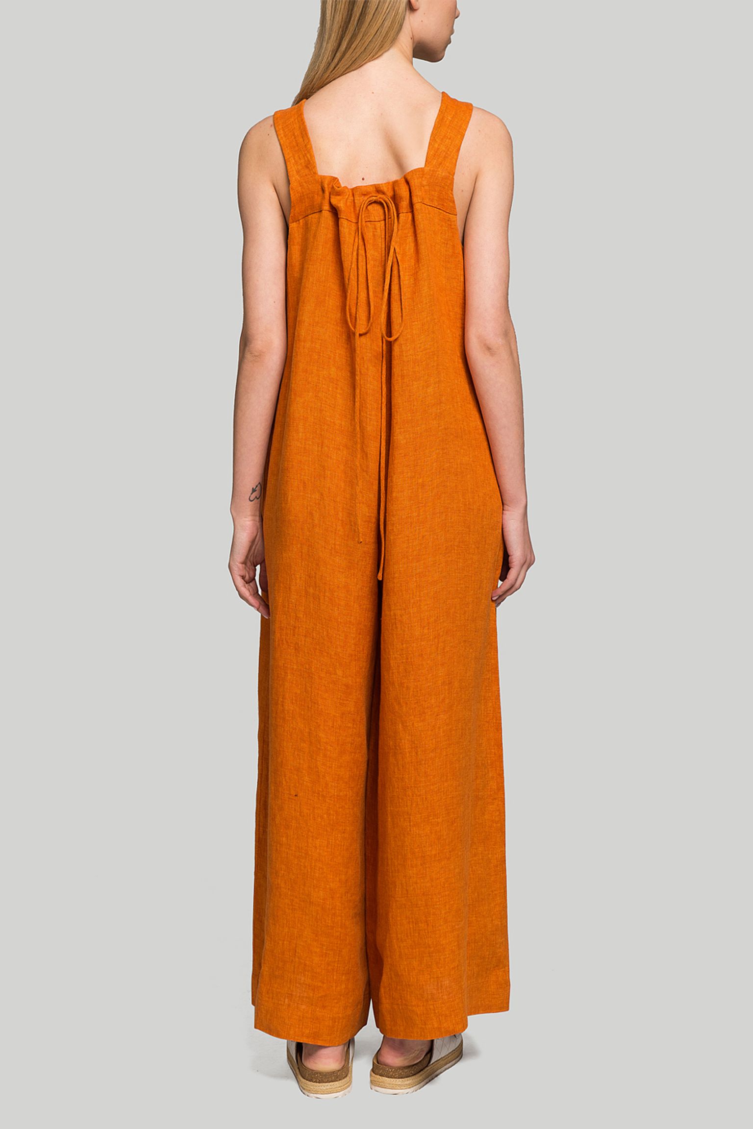 Комбінезон MISSING YOU ALREADY LINEN SQUARE-NECK WIDE JUMPSUIT