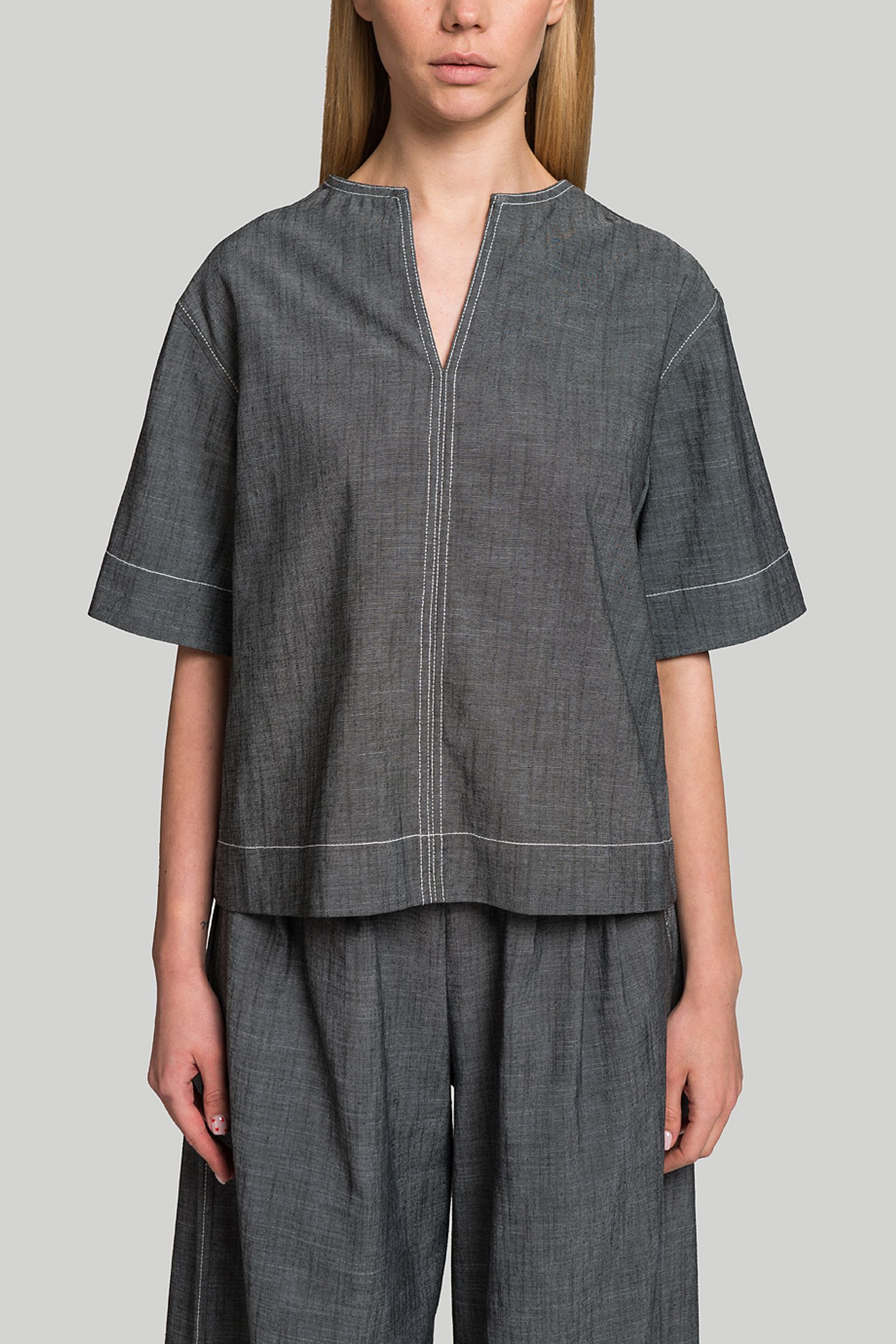 Блузка THE LOOM WASHED DENIM TOP с доставкой