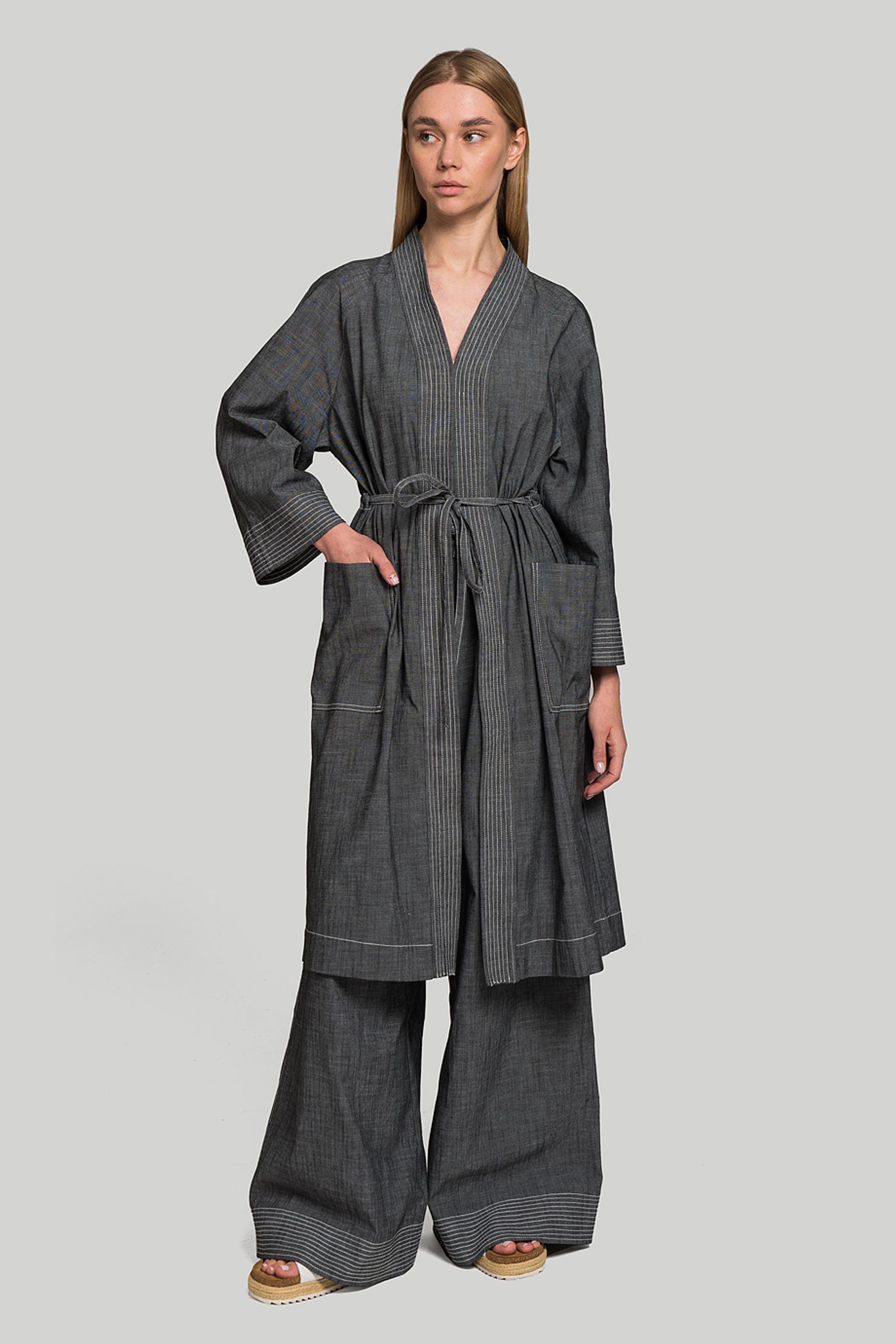 Кардиган THE LOOM DENIM ROBE COAT