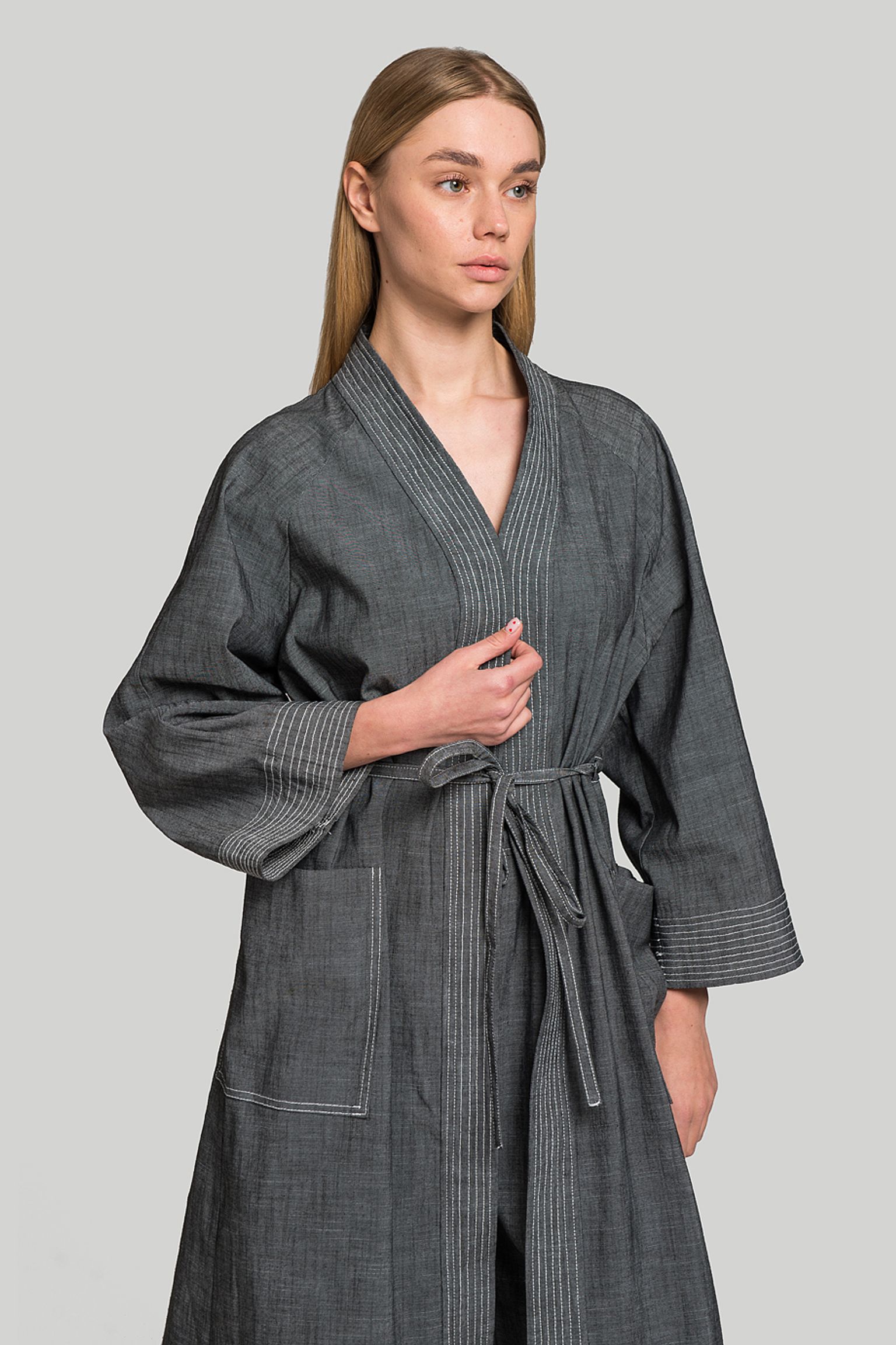 Кардиган THE LOOM DENIM ROBE COAT