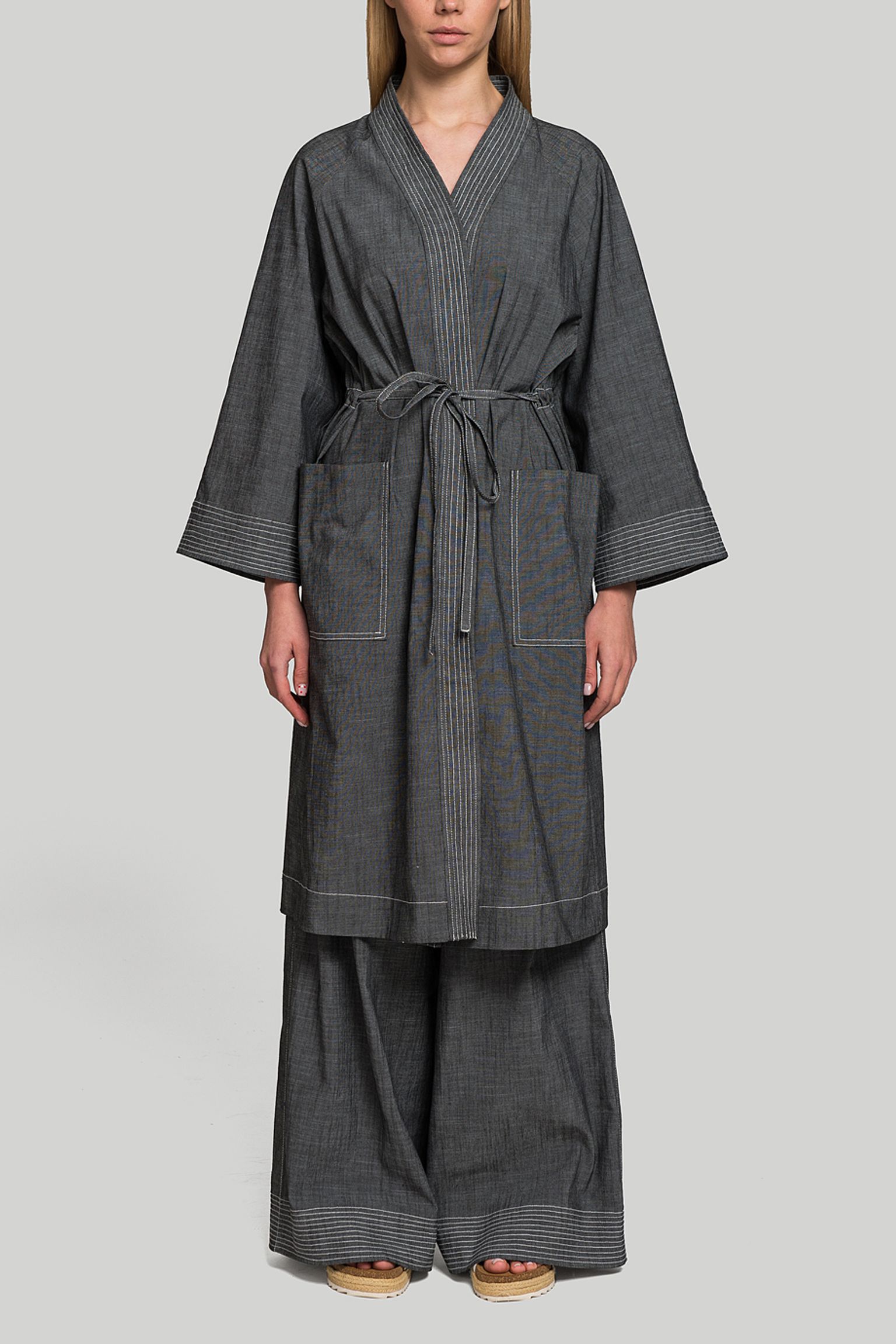 Кардиган THE LOOM DENIM ROBE COAT