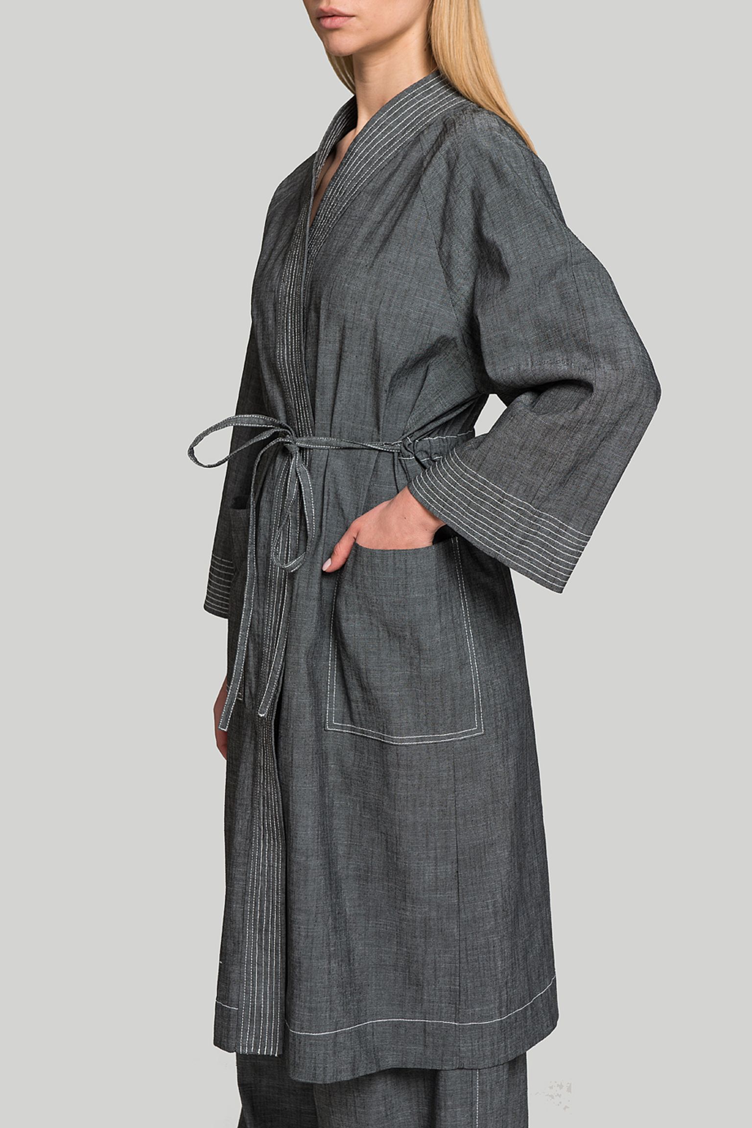 Кардиган THE LOOM DENIM ROBE COAT