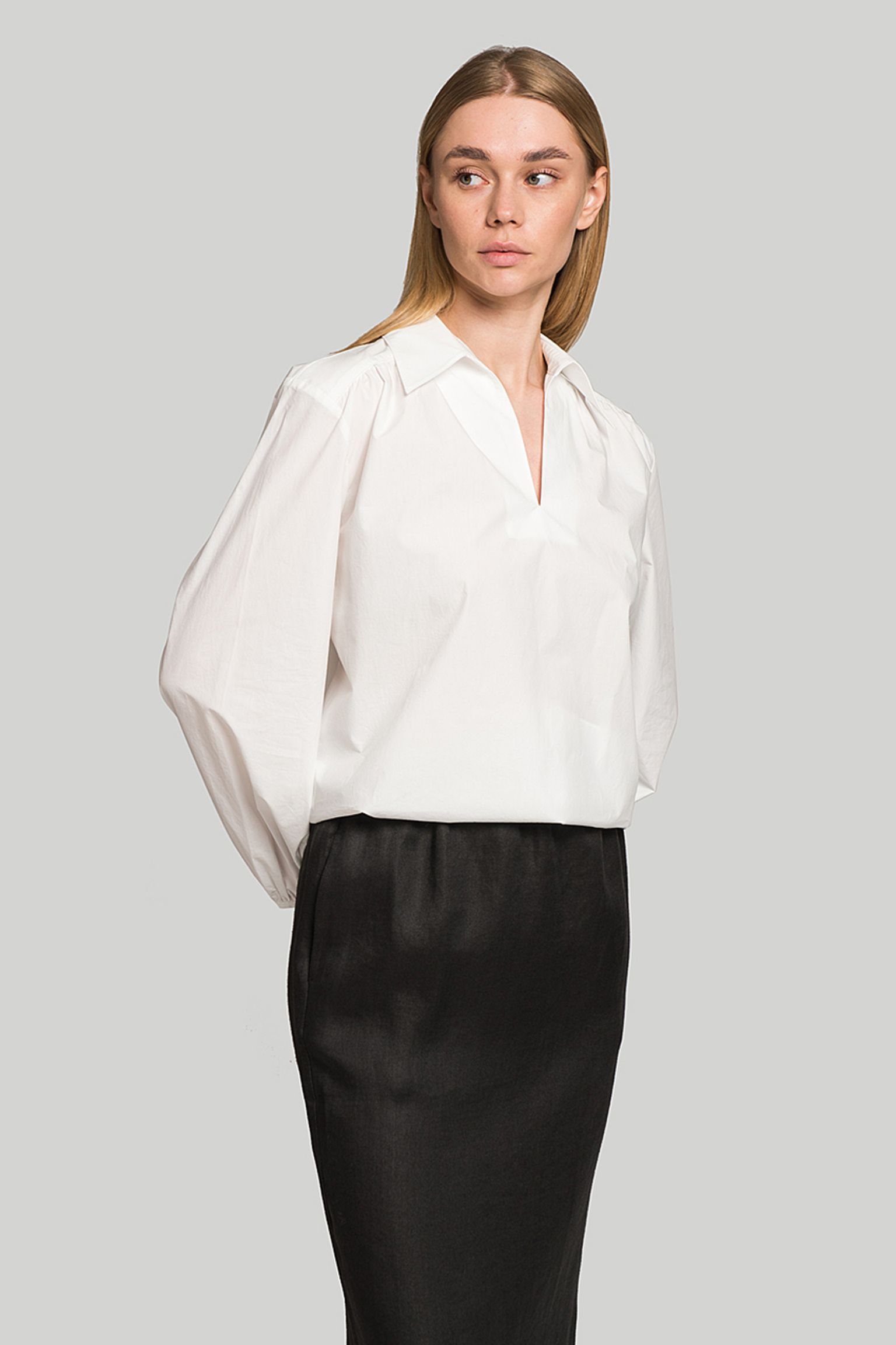 Сорочка THE LOOM V-NECK COLLAR SHIRT купити в Україні