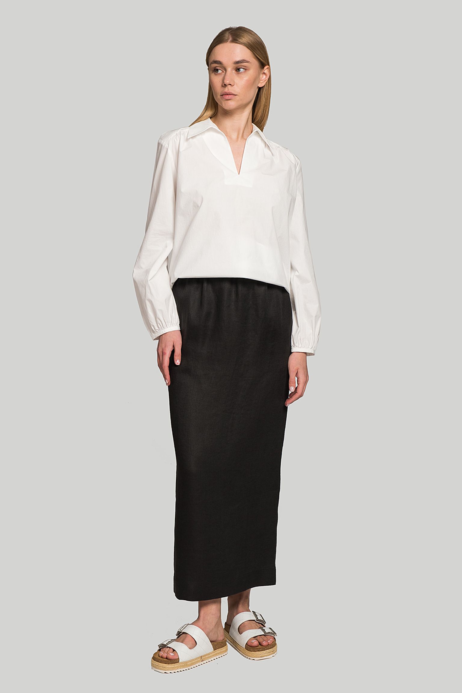 Сорочка THE LOOM V-NECK COLLAR SHIRT з доставкою