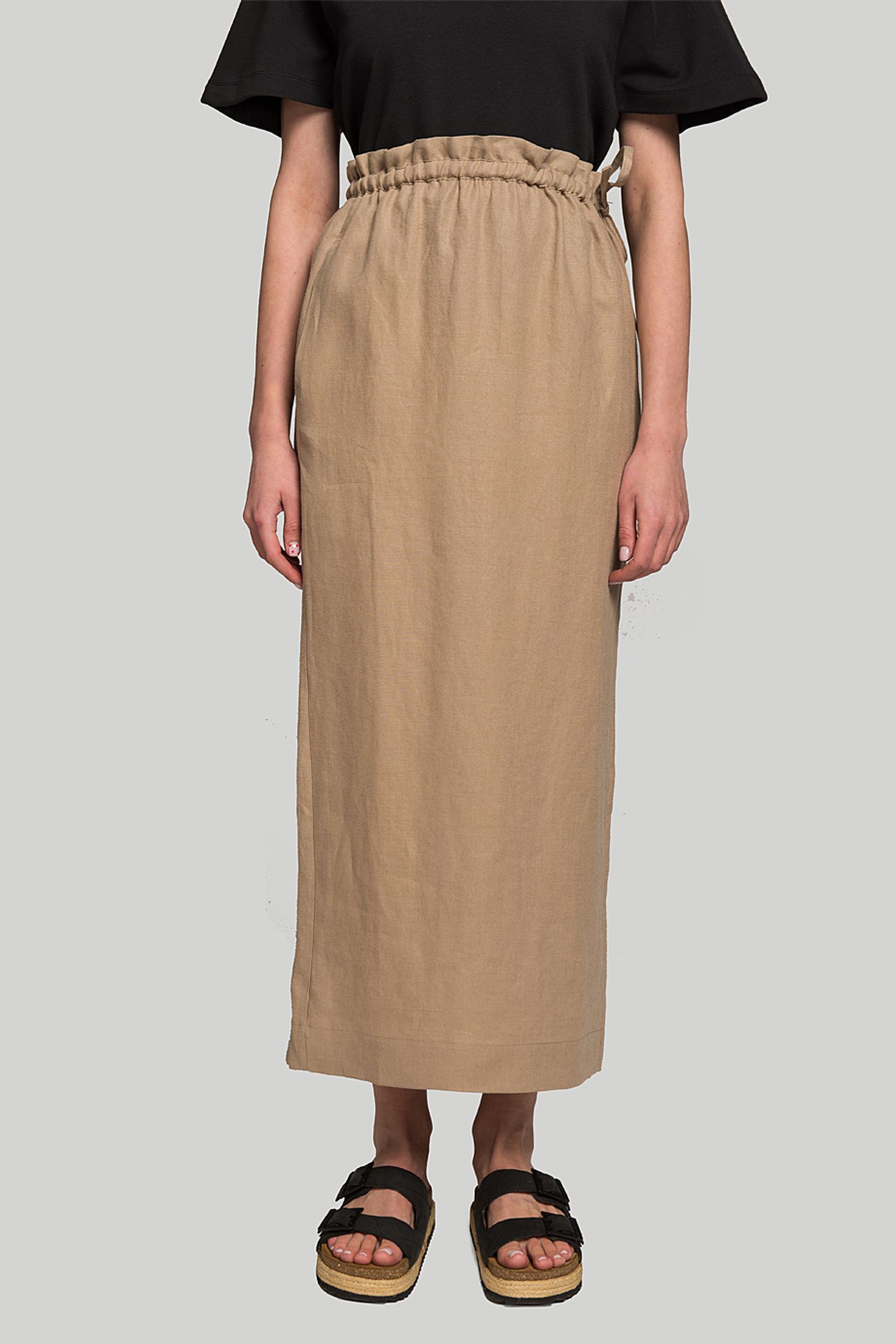 Юбка THE LOOM LINEN HIGH WAIST SKIRT