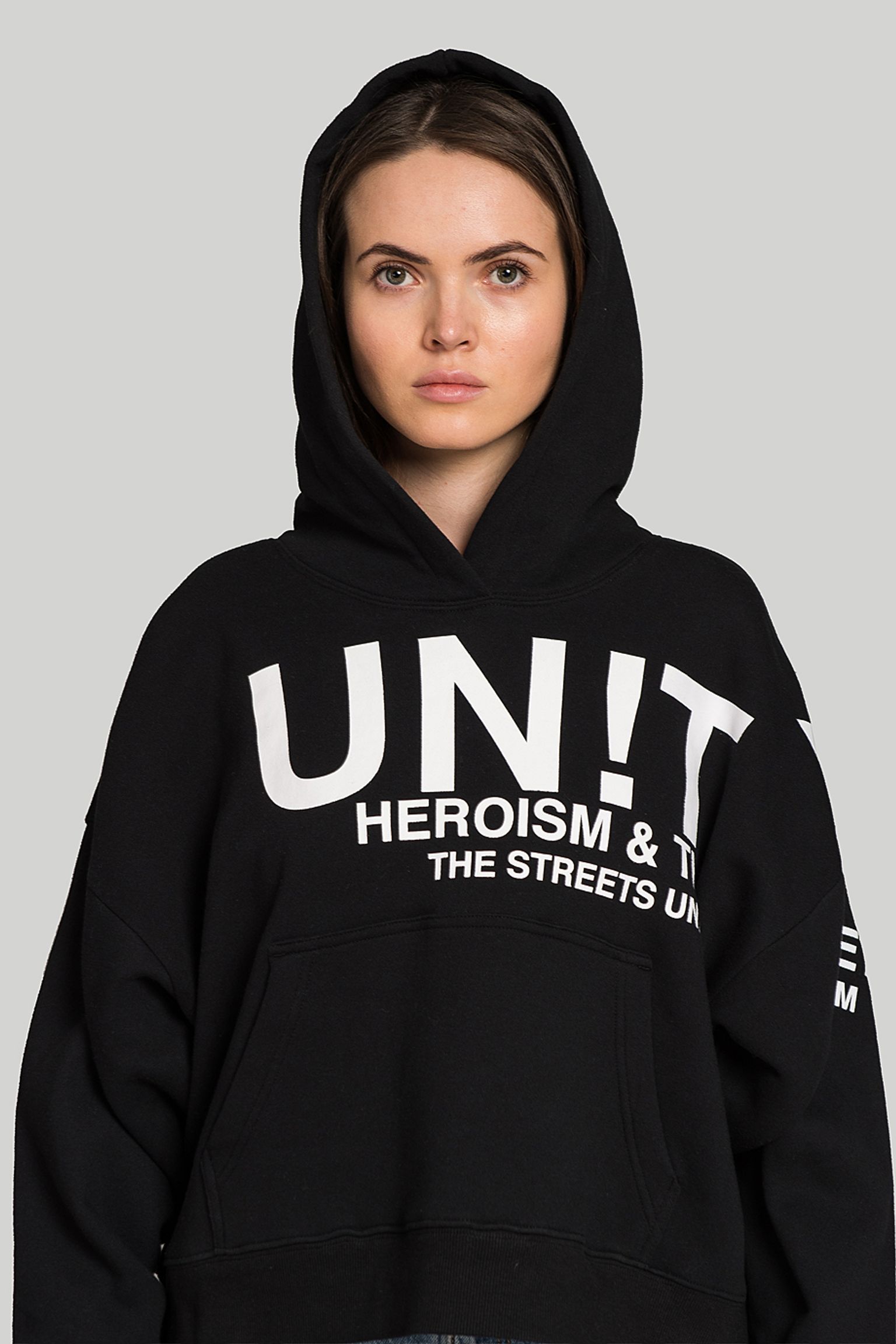 Худи   Woven unity slouch hoodie