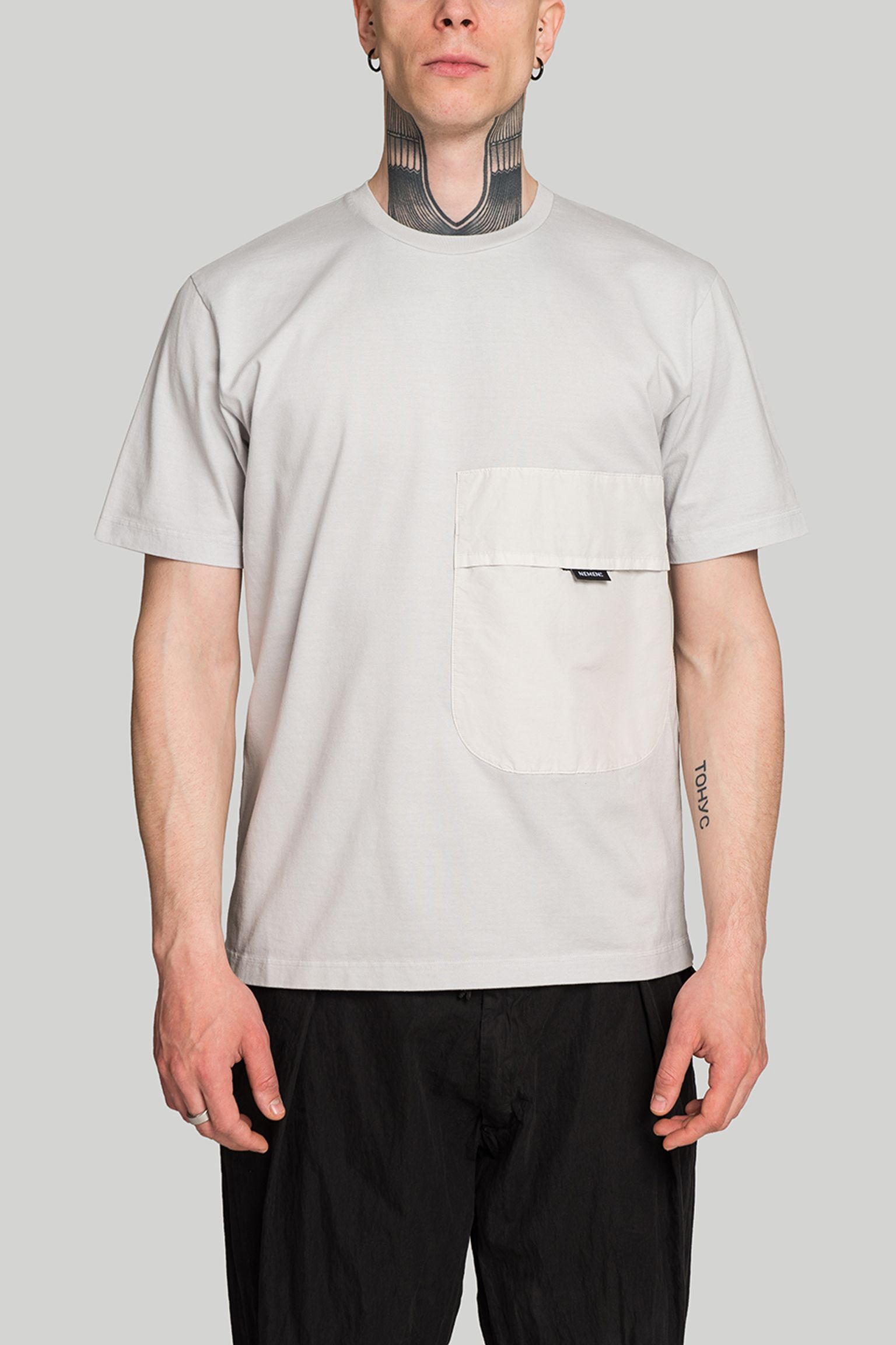 Футболка NEMEN ASH JUMBO POCKET TSHIRT с доставкой