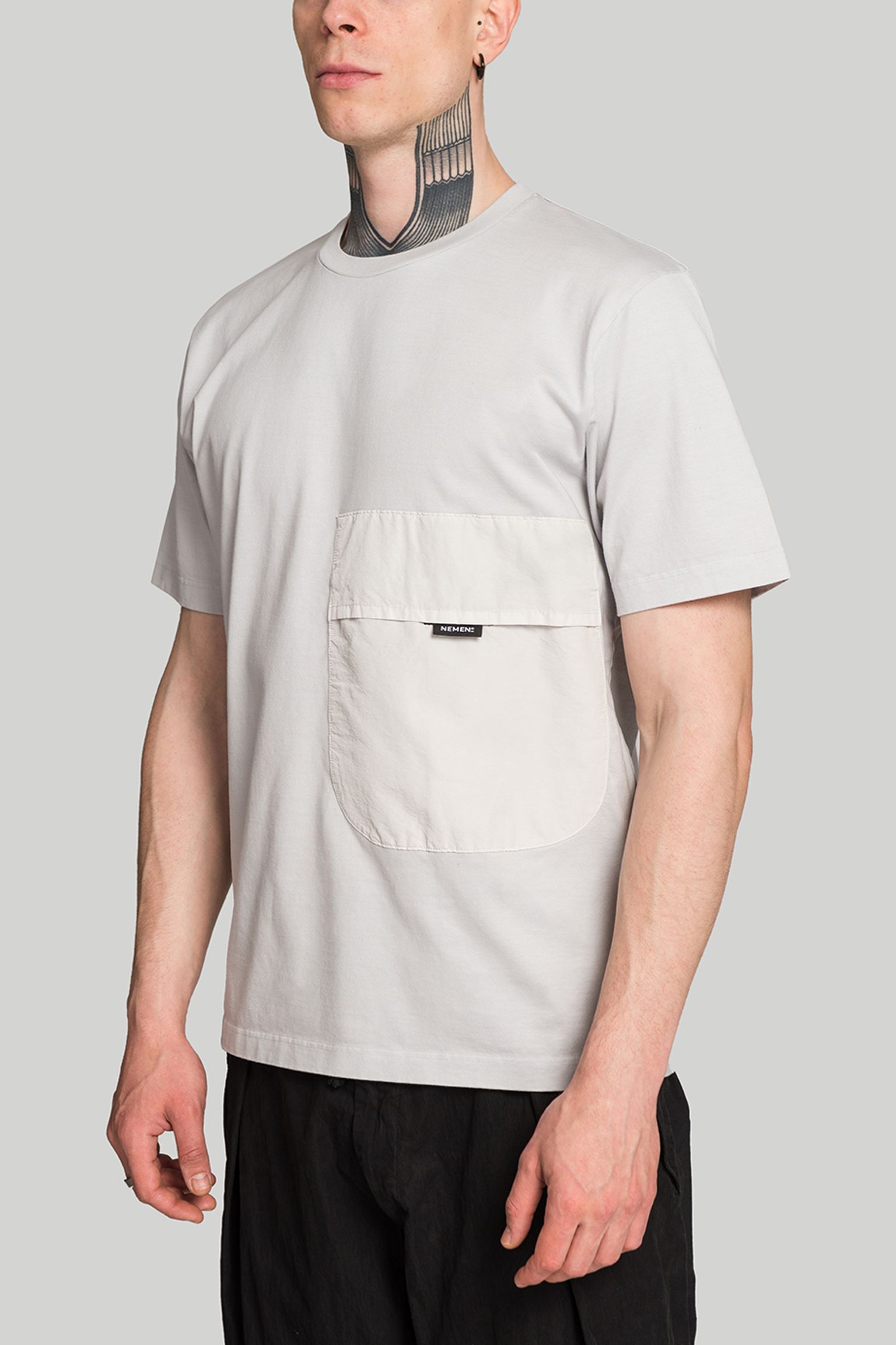Стильные Футболка NEMEN ASH JUMBO POCKET TSHIRT