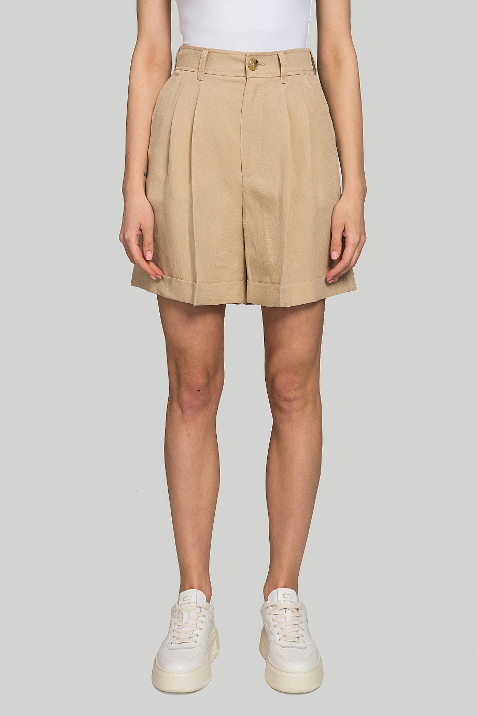 Шорты Woolrich VISCOSE LINEN SHORT