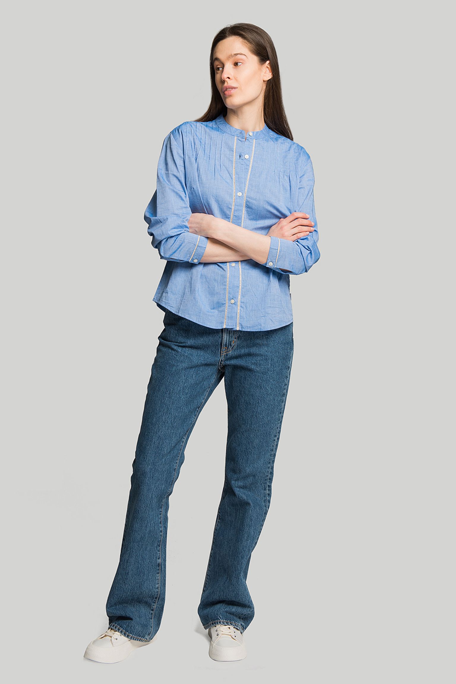 Рубашка Woolrich PINTUCK CHAMBRAY SHIRT купить в Украине