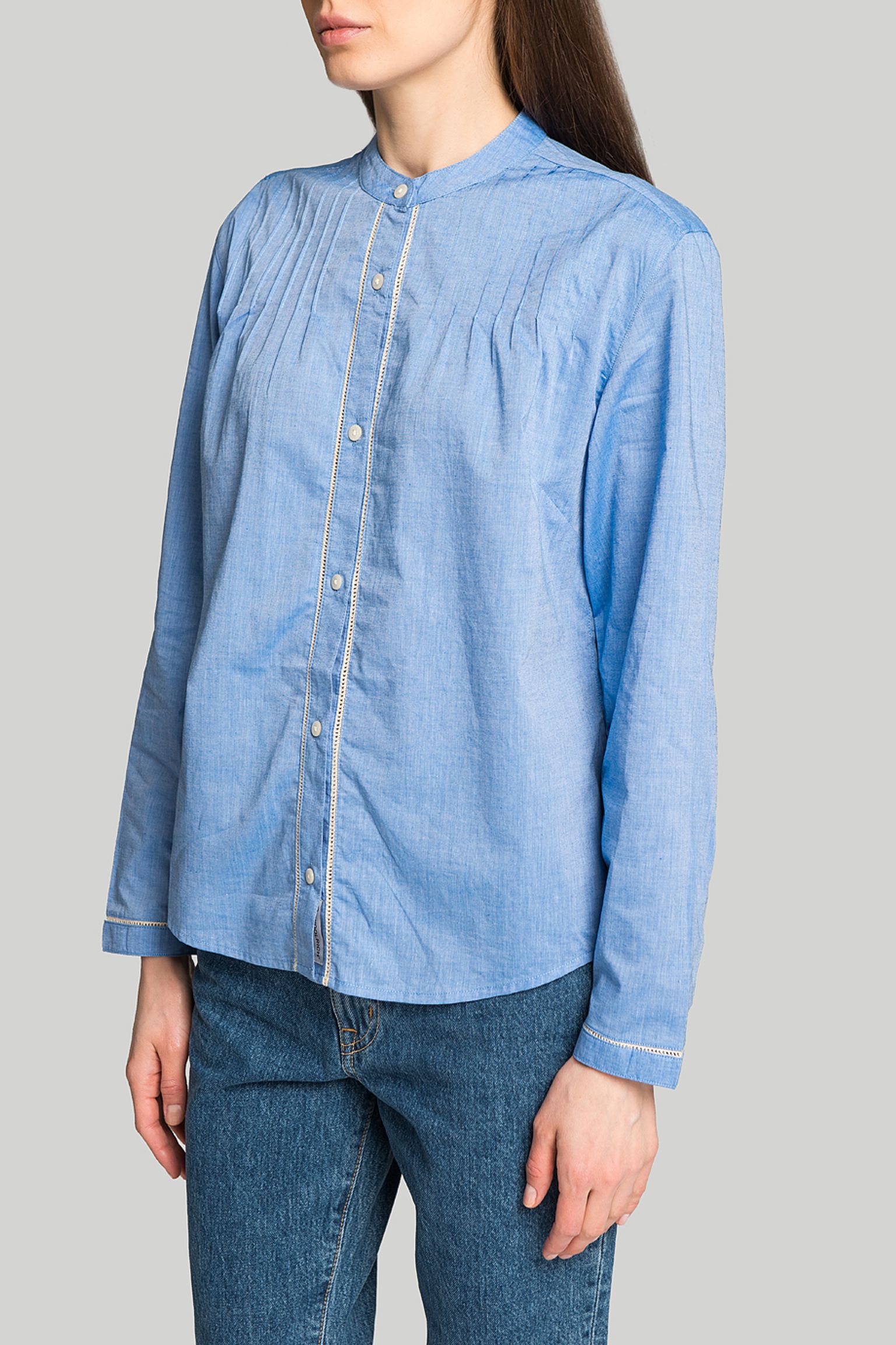 Широкий выбор Рубашка Woolrich PINTUCK CHAMBRAY SHIRT