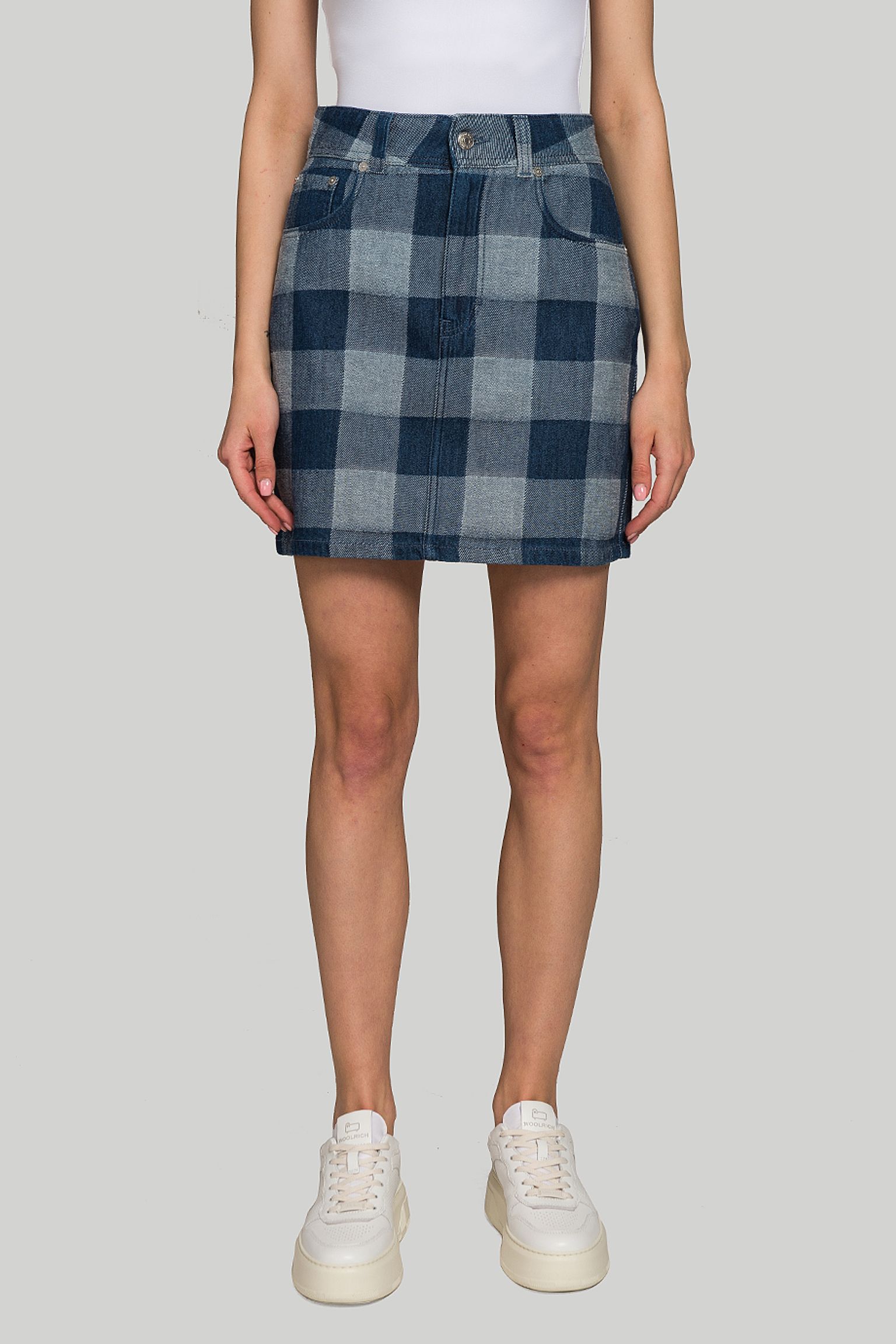 Юбка Woolrich DENIM BUFFALO SKIRT с доставкой